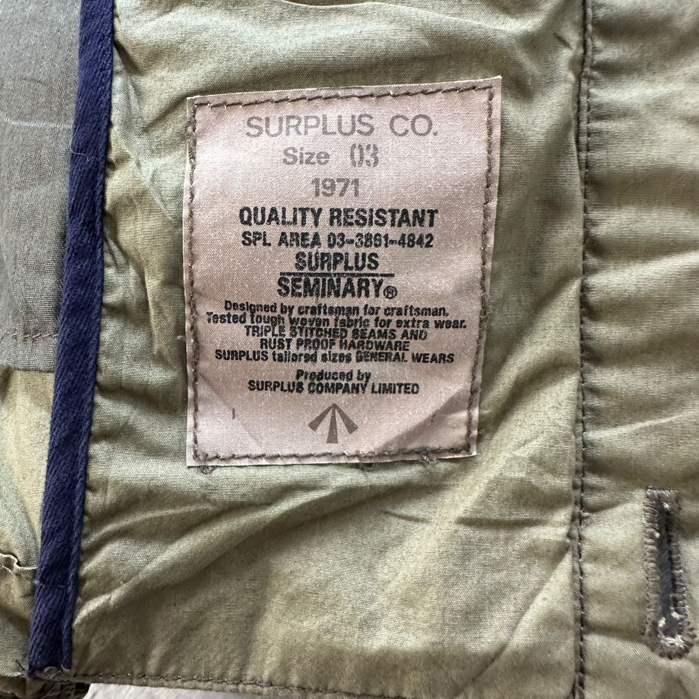 Surplus Research SURPLUS Rust Proof Hard Ware General Wear Jacket #A71-1718 Size US L / EU 52-54 / 3 - 15 Thumbnail