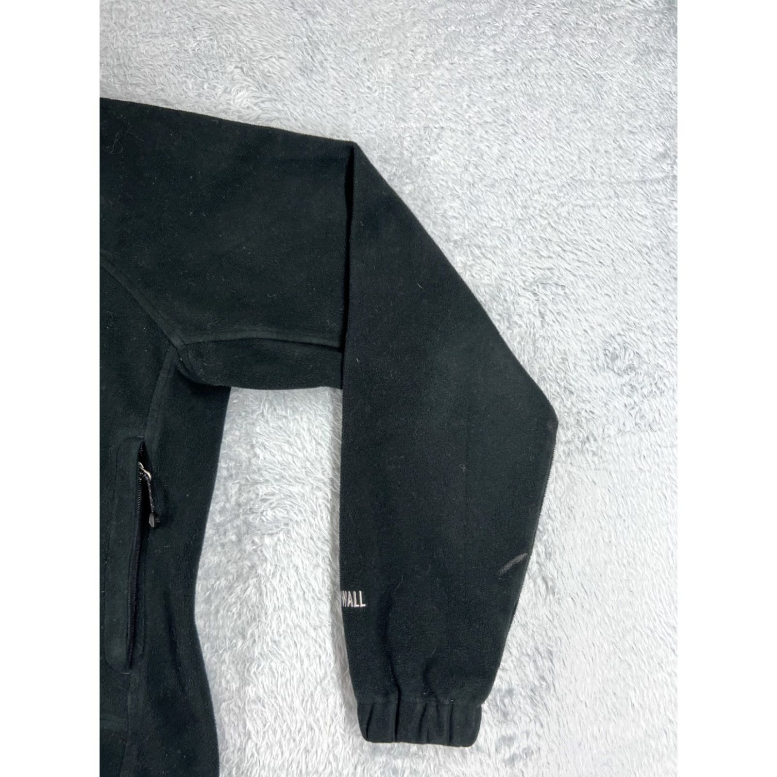 The North Face The North Face Jacket Women Small Black Full Zip Mock Neck Polyester Windwall Size S / US 4 / IT 40 - 2 Thumbnail