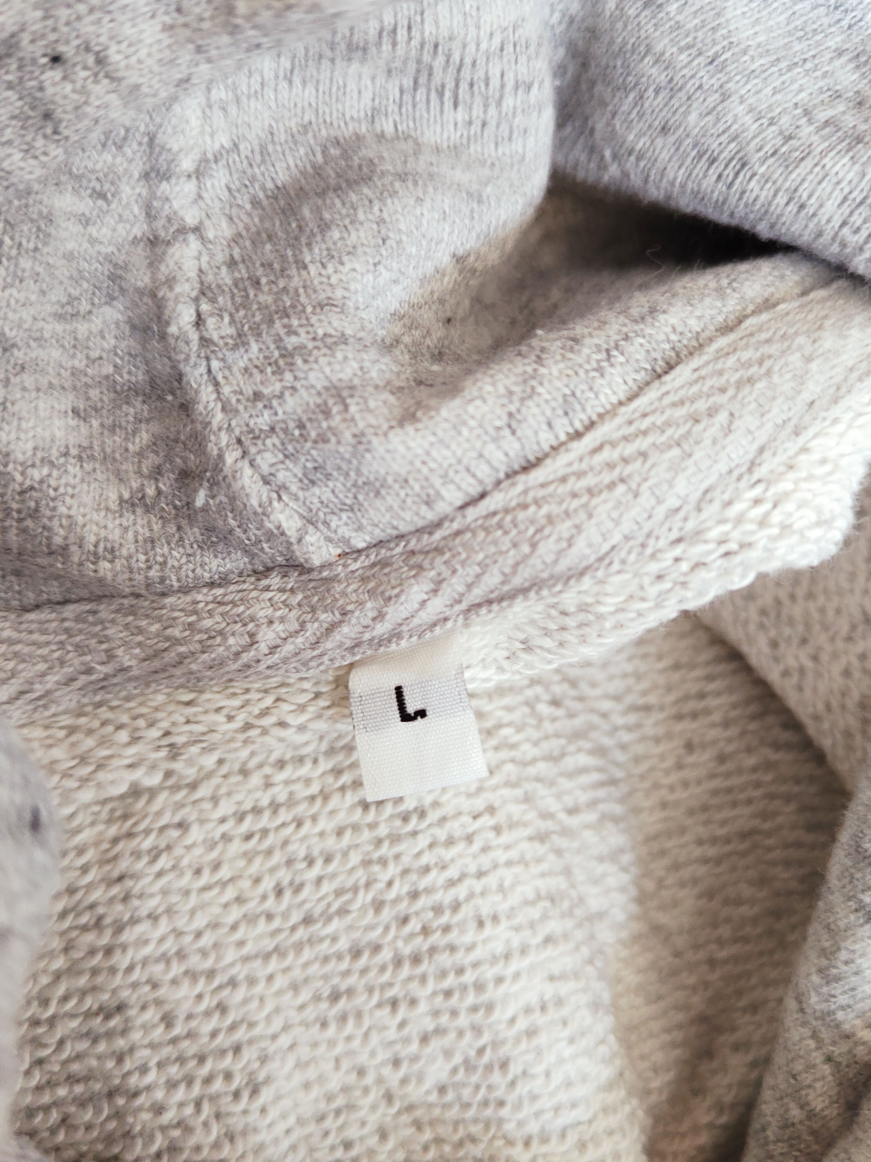 Japanese Brand × Vintage Vintage Japanese Brand Gray Hoodie Sweatshirts Size US L / EU 52-54 / 3 - 11 Thumbnail