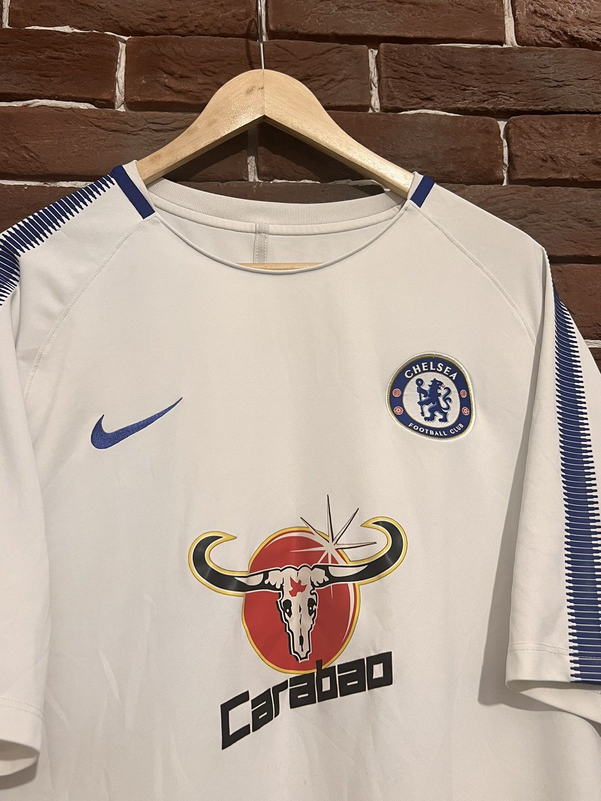 Adidas × Chelsea Soccer Rare Vintage Adidas Chelsea Tshirt Y2K L Jersey Soccer Kit Size US XXL / EU 58 / 5 - 3 Thumbnail