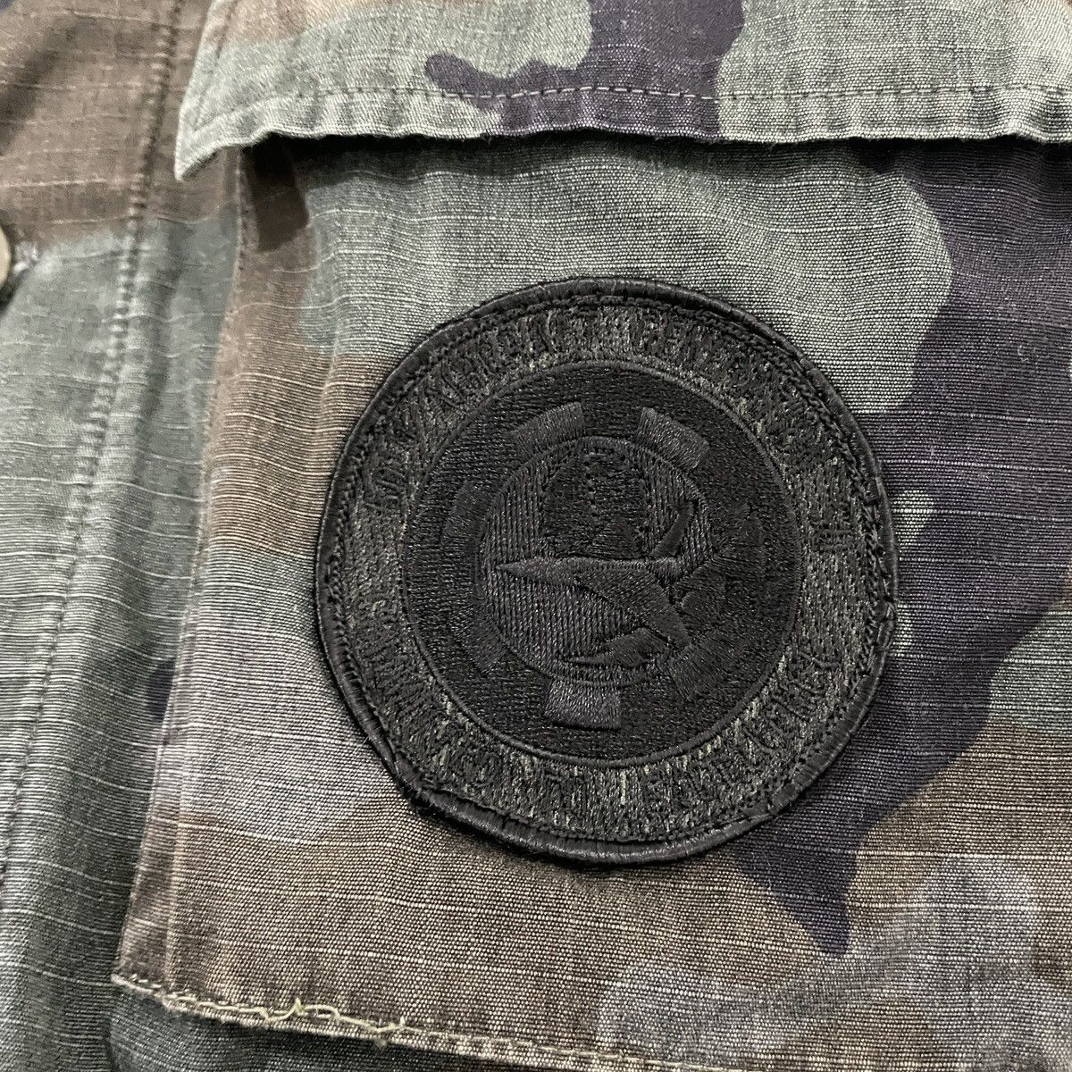 Vintage Vintage 90s Usaf Air Force BDU Woodland Camo Jacket Size US L / EU 52-54 / 3 - 6 Thumbnail