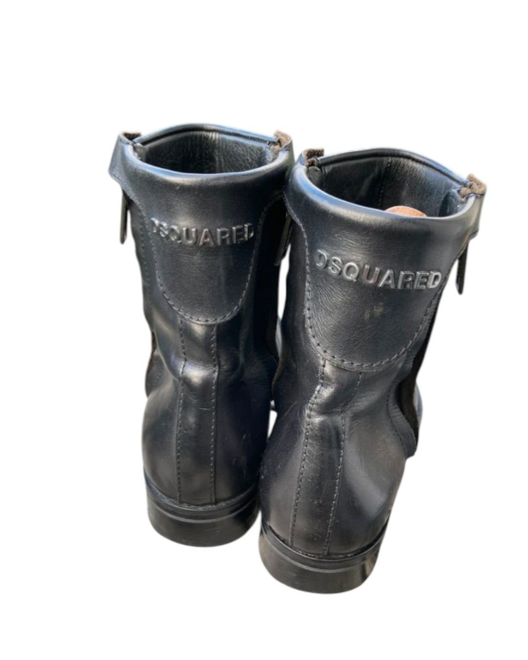 Dsquared2 DOUBLE CLOSURE LEATHER BOOTS Size US 8.5 / EU 41-42 - 6 Thumbnail