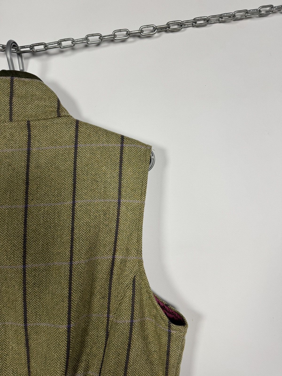Vintage Rydale Country Clothing Zip Vest Wool Belton Tweed Waistcoat Size XL / US 12-14 / IT 48-50 - 14 Thumbnail
