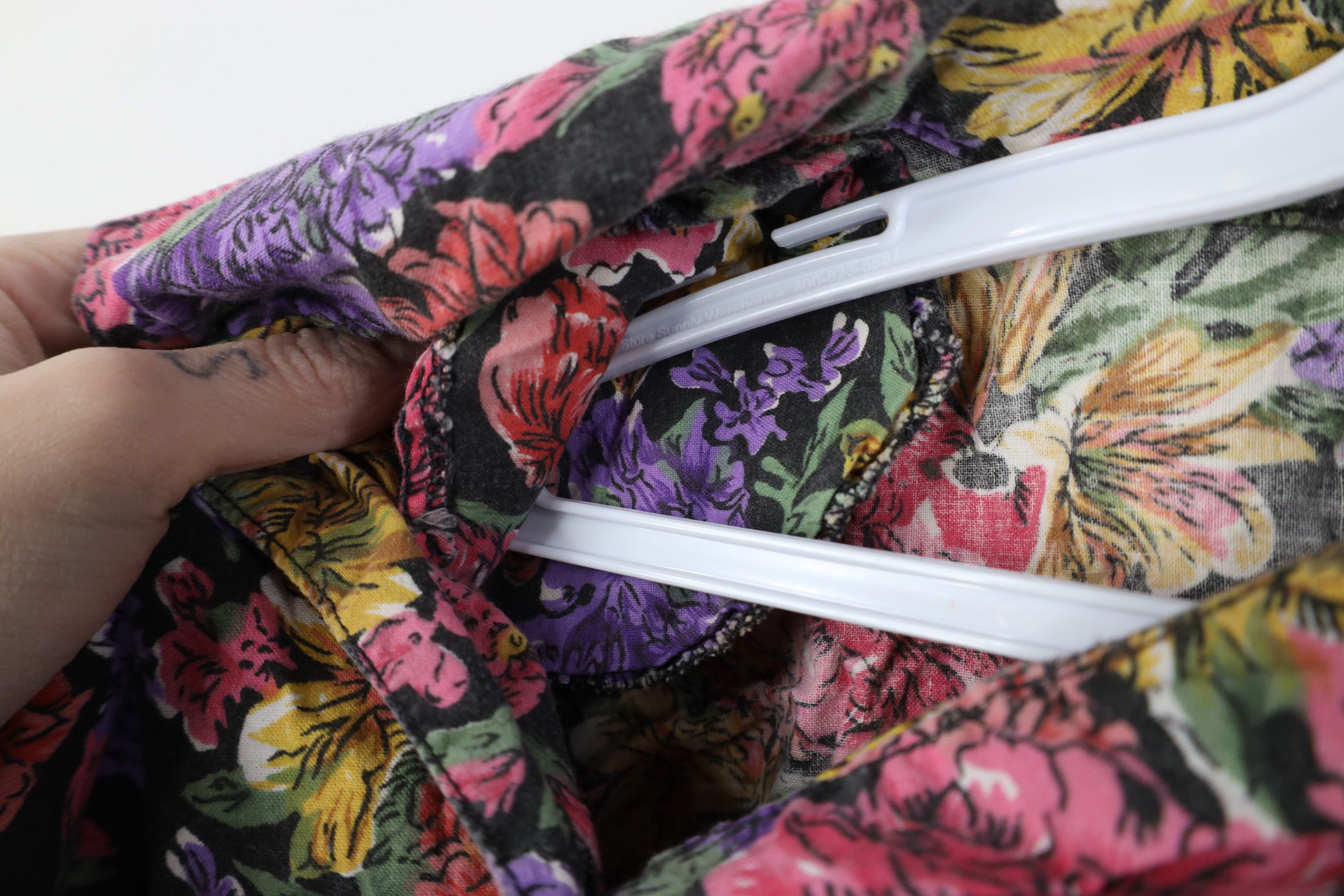 Vintage Vintage 80s 90s Streetwear Flower Dolman Sleeve Button Shirt Size S / US 4 / IT 40 - 8 Thumbnail
