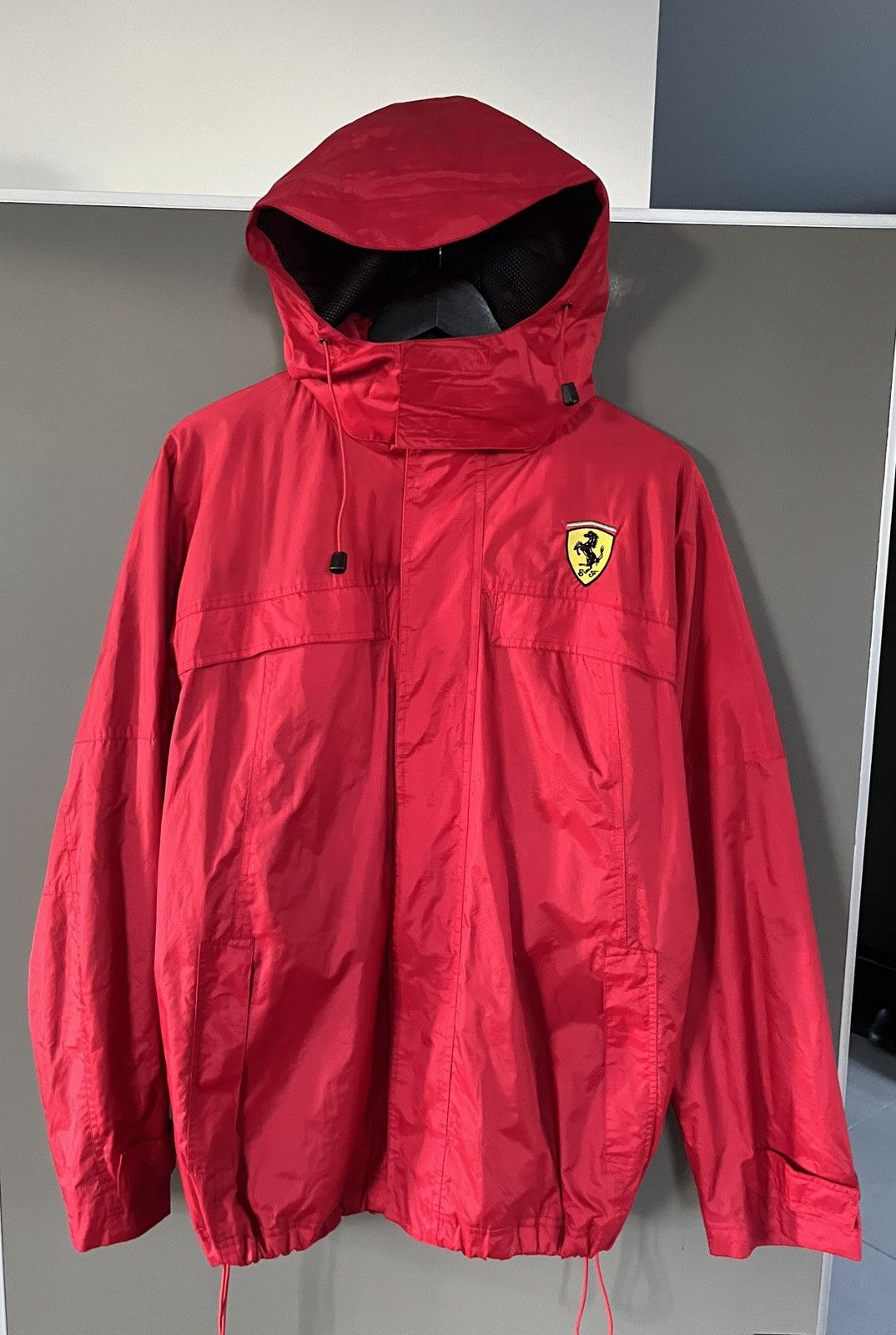 Ferrari Ferrari Official Red Parka Windbreaker Jacket F1 Size US L / EU 52-54 / 3 - 2 Thumbnail