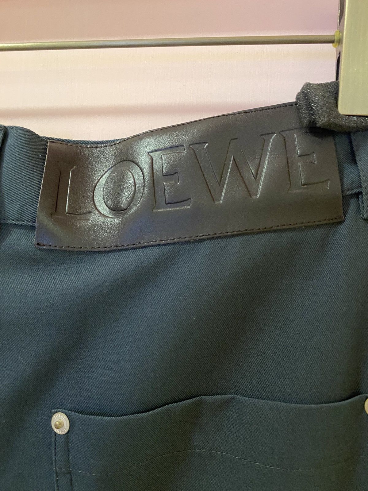 Loewe Loewe slate blue wide leg pants 48 Size US 33 - 6 Thumbnail