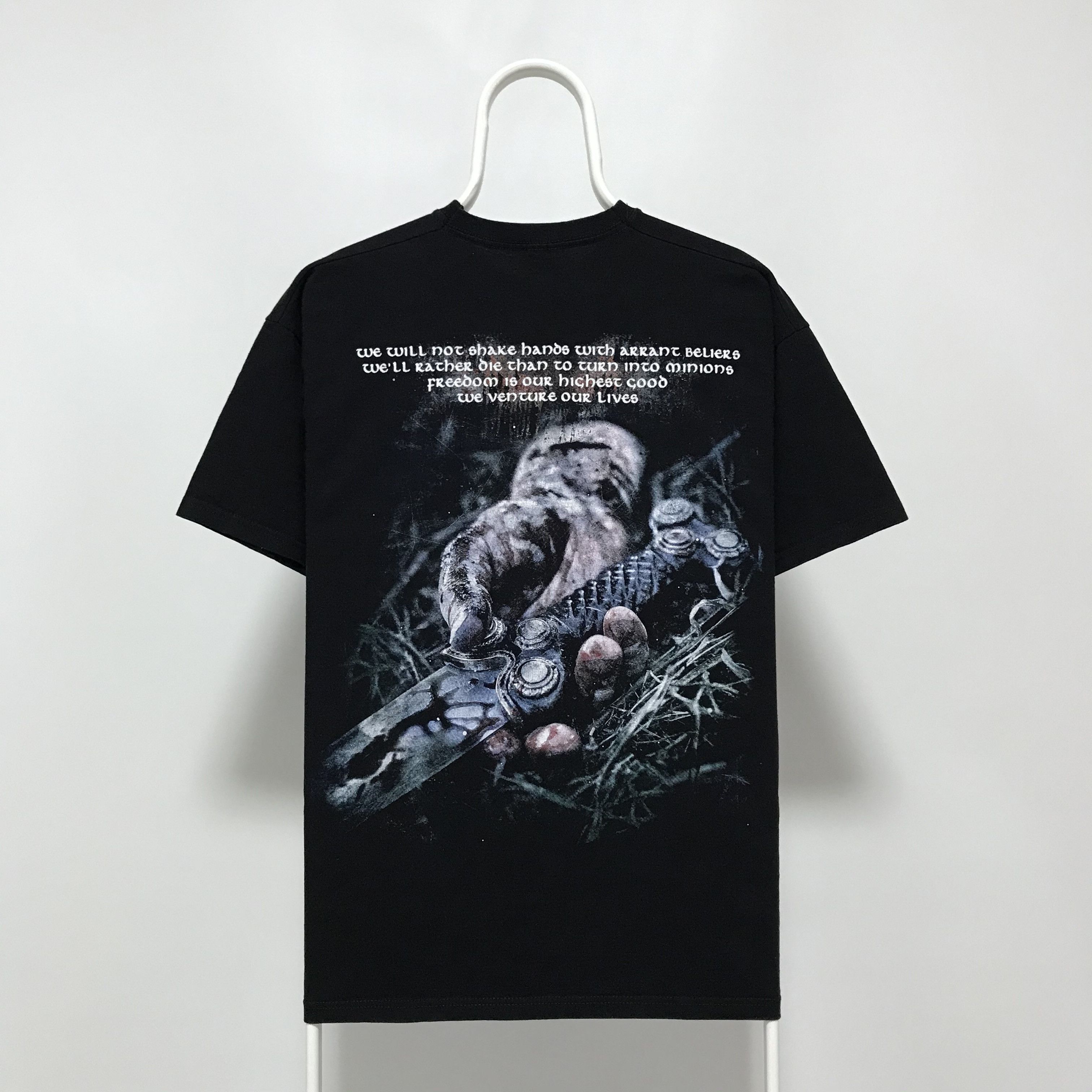 Band Tees ELUVEITIE Vintage T-Shirt Rock Band Tee 90s Rare Folk Metal Size US XL / EU 56 / 4 - 2 Thumbnail