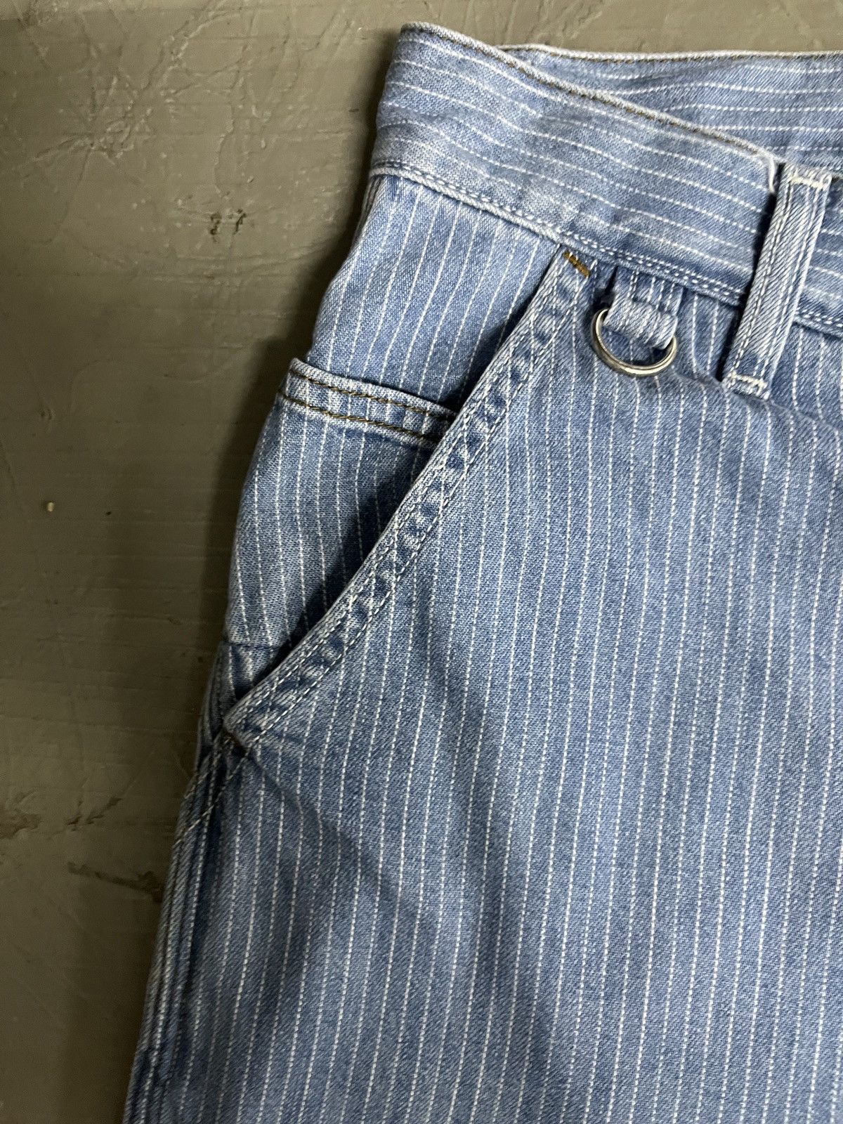 JW Anderson Pinstripe J.W. Anderson Uniqlo Hickory Carpenter Style Pant Size US 30 / EU 46 - 5 Thumbnail