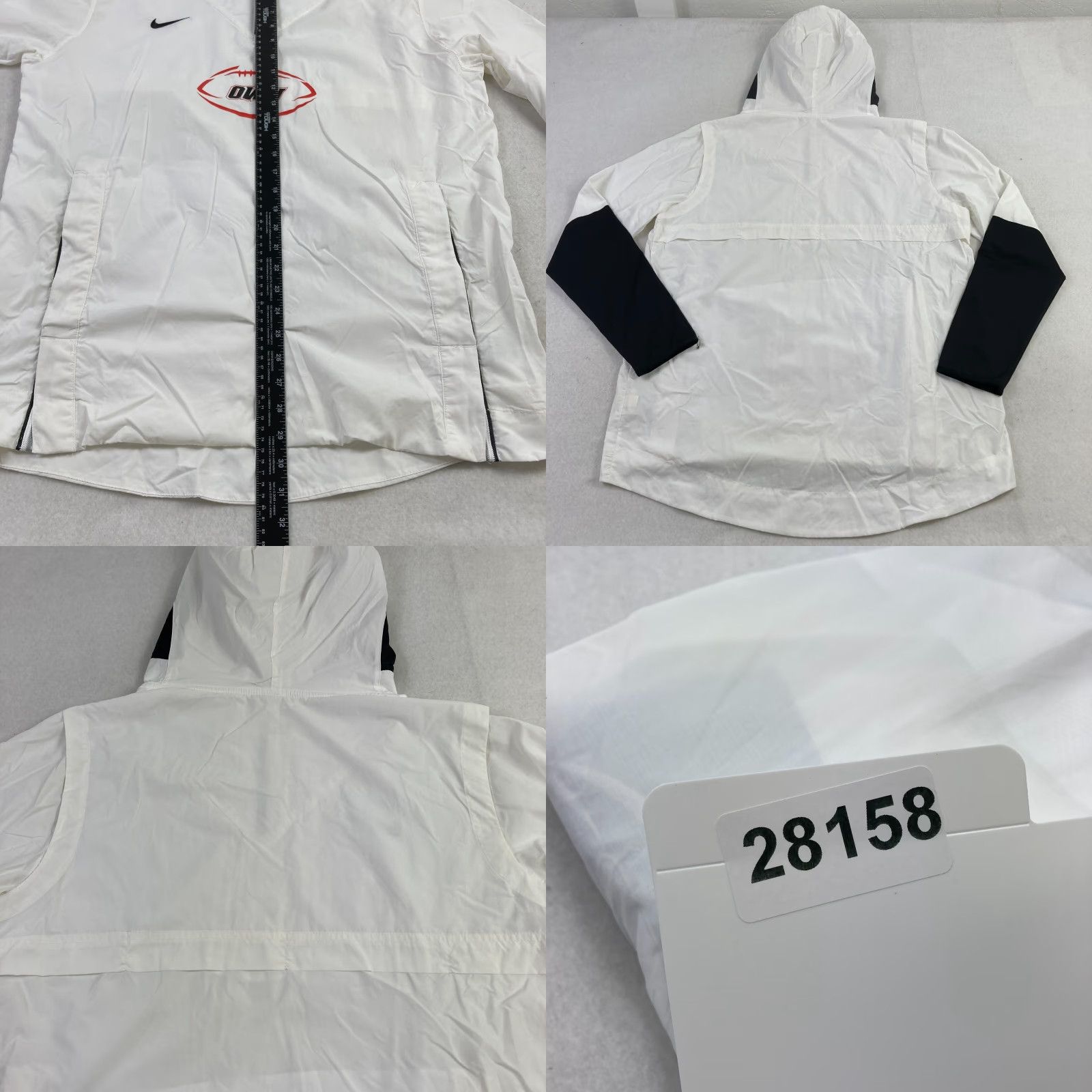 Nike Nike Windbreaker Jacket Mens Large Colorblock Hooded Football Ohio Wesleyan Size US L / EU 52-54 / 3 - 9 Thumbnail