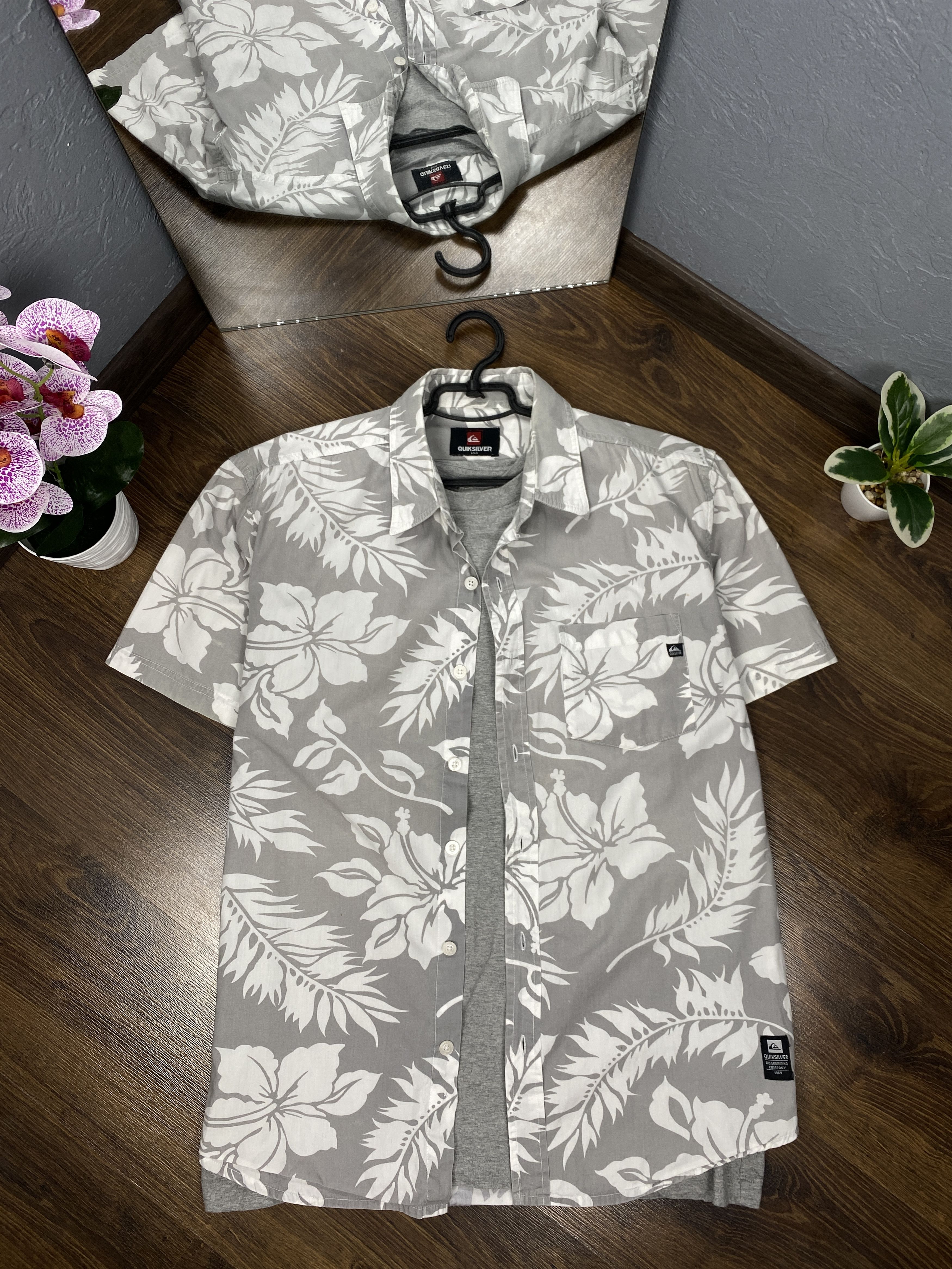 Quiksilver Quiksilver vintage hawaiian shirt y2k Size US L / EU 52-54 / 3 - 1 Thumbnail