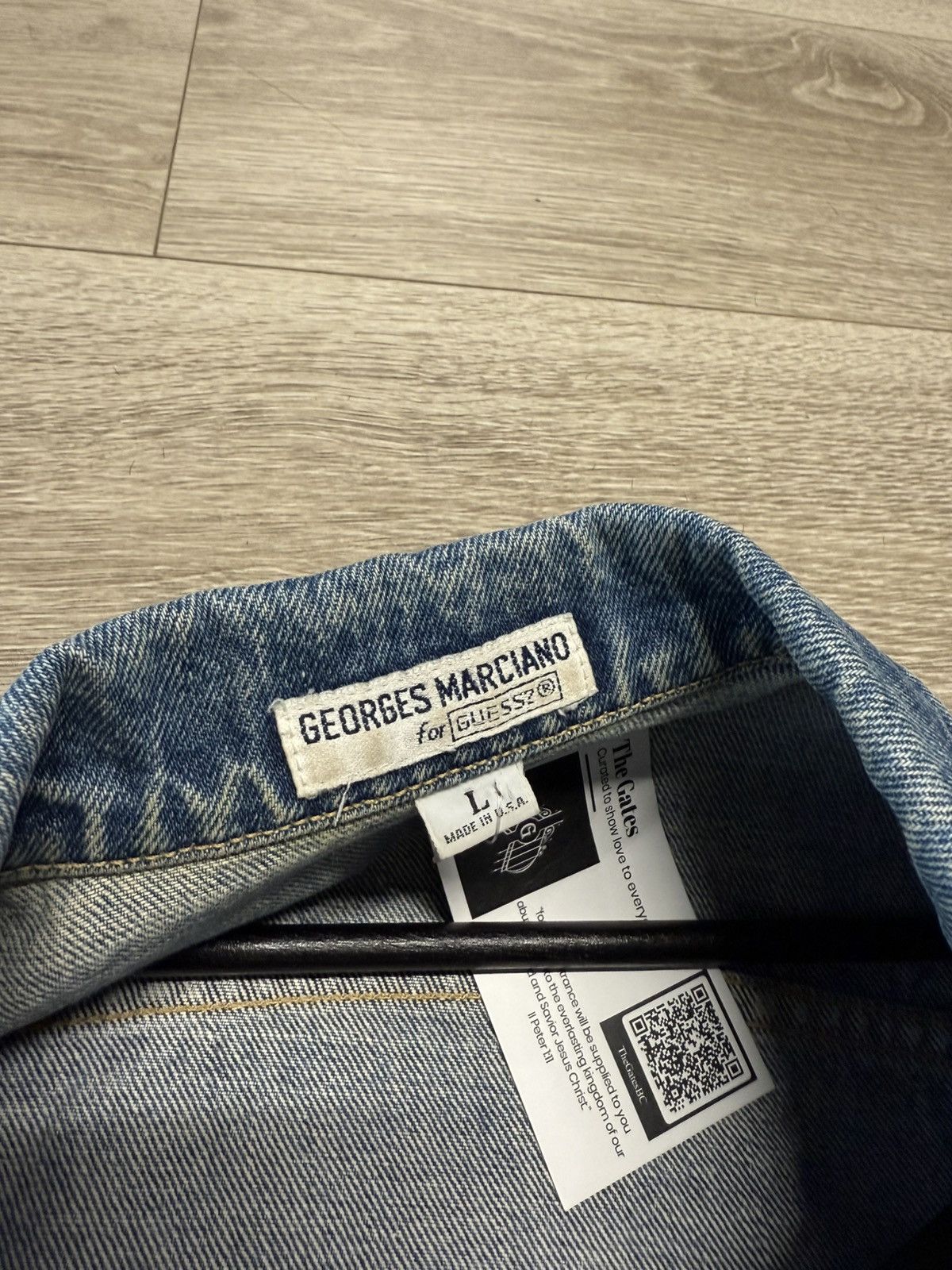 Guess Vintage Guess Denim jacket Size US L / EU 52-54 / 3 - 3 Thumbnail