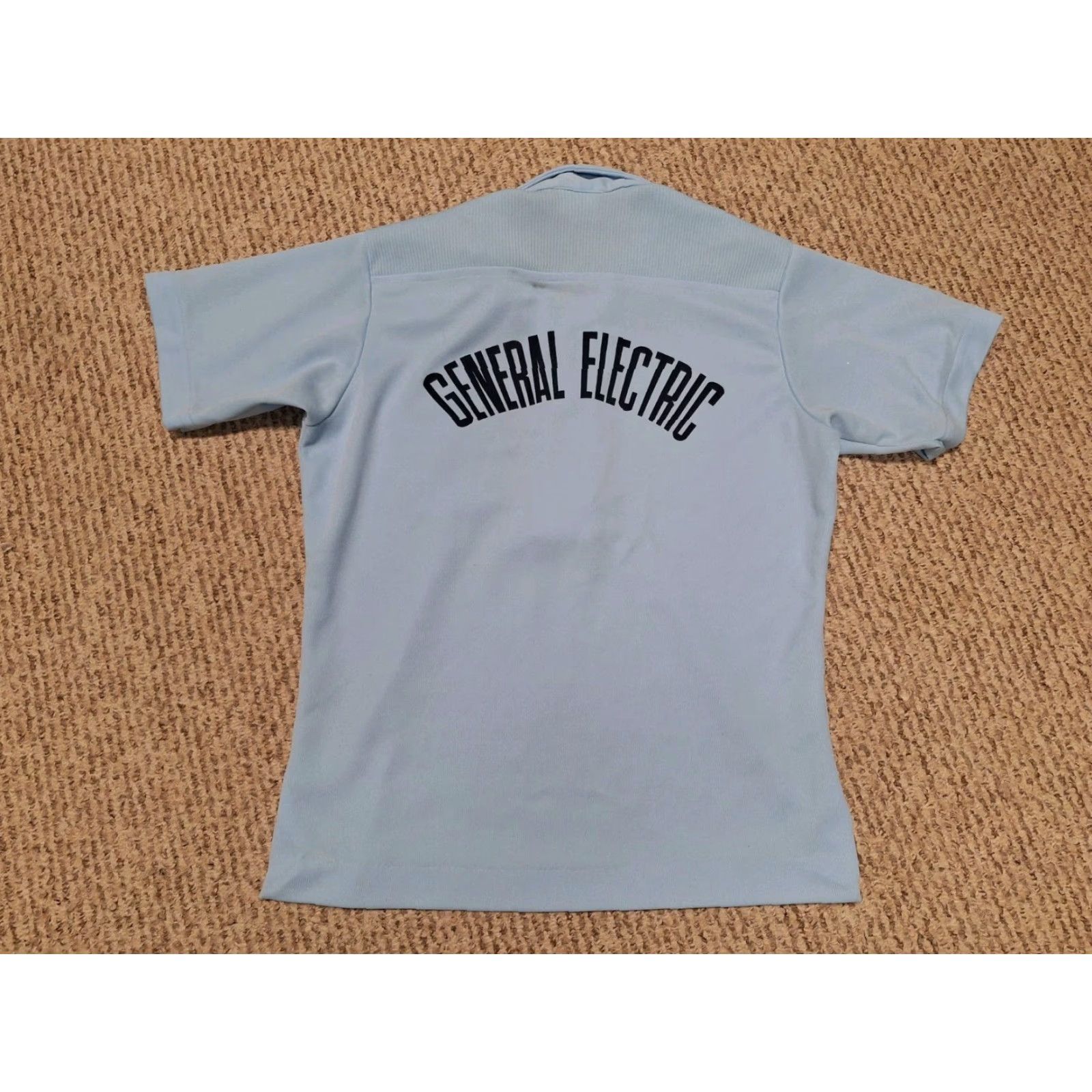Vintage VINTAGE King Louie Bowling Shirt Button Work 70s Casual Collar General Electric Shirt M Blue Polyester Logo 80s Mens Size US M / EU 48-50 / 2 - 2 Thumbnail