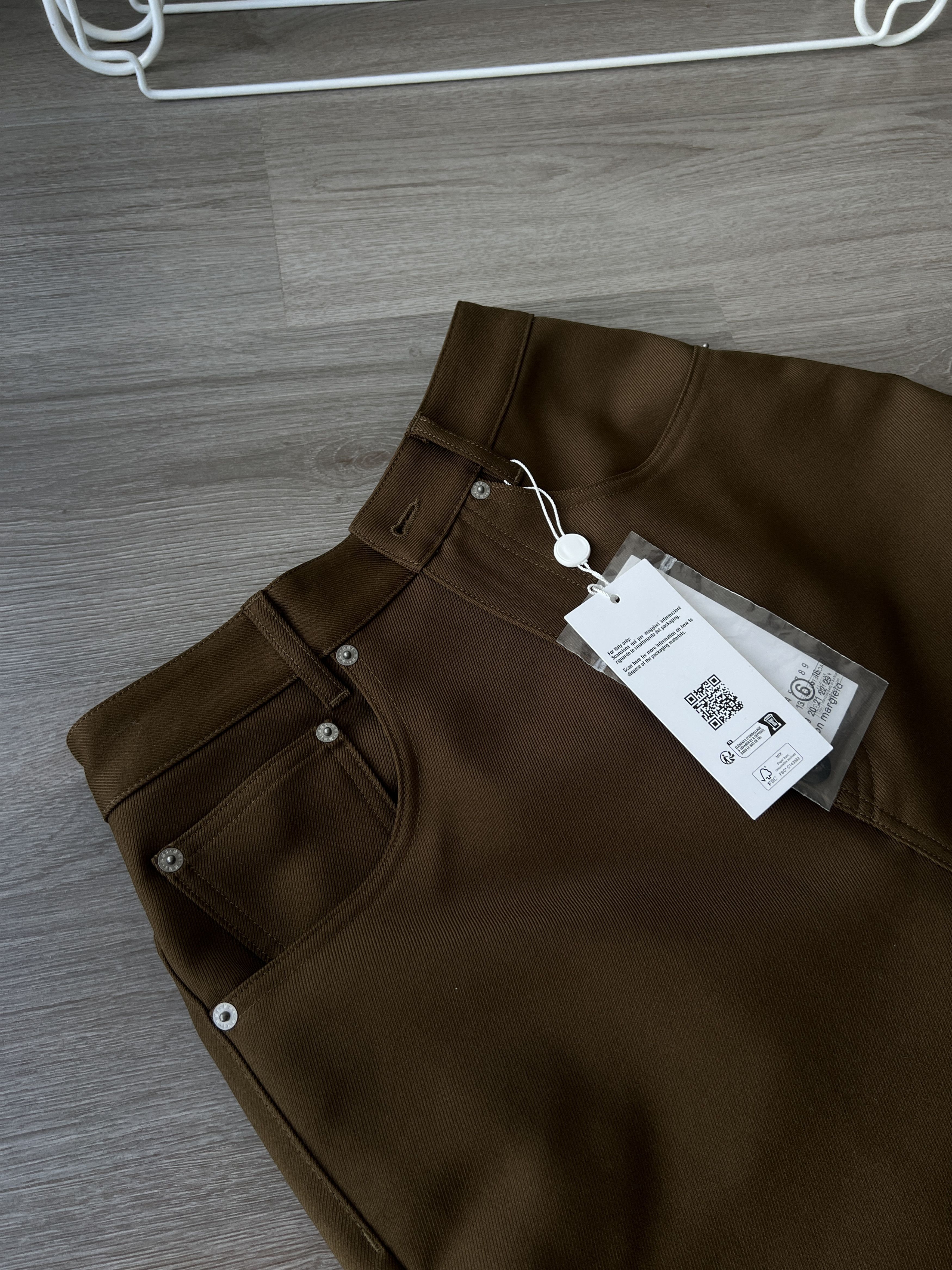 Maison Margiela MM6 Maison Margiela Pants 5 Pockets Khaki Size 24" / US 00 / IT 34 - 11 Thumbnail