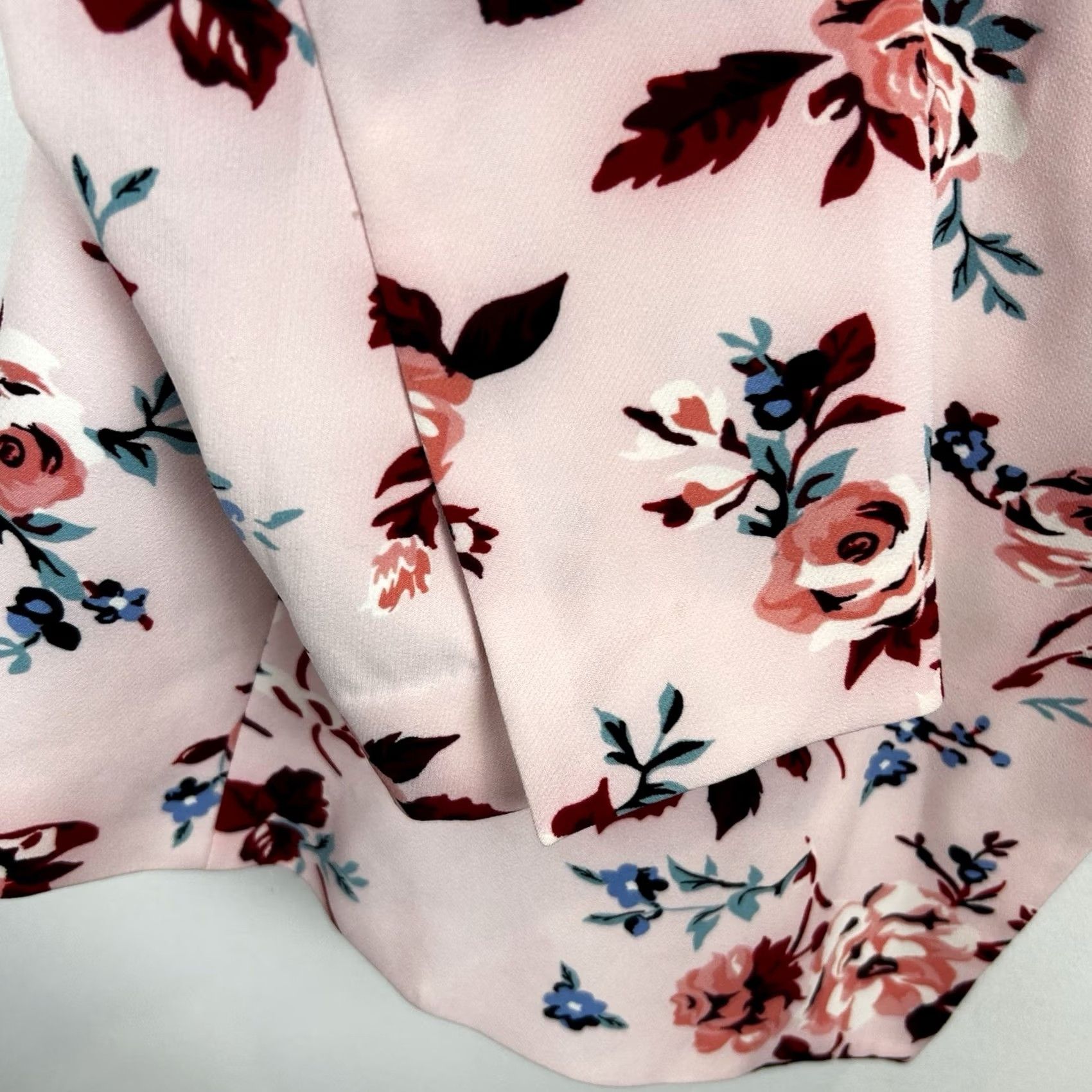 Vintage Lane Bryant Blazer Womens 28 Pink Floral One Button Spring Feminine Old Money Size 4XL / US 24-26 - 5 Thumbnail