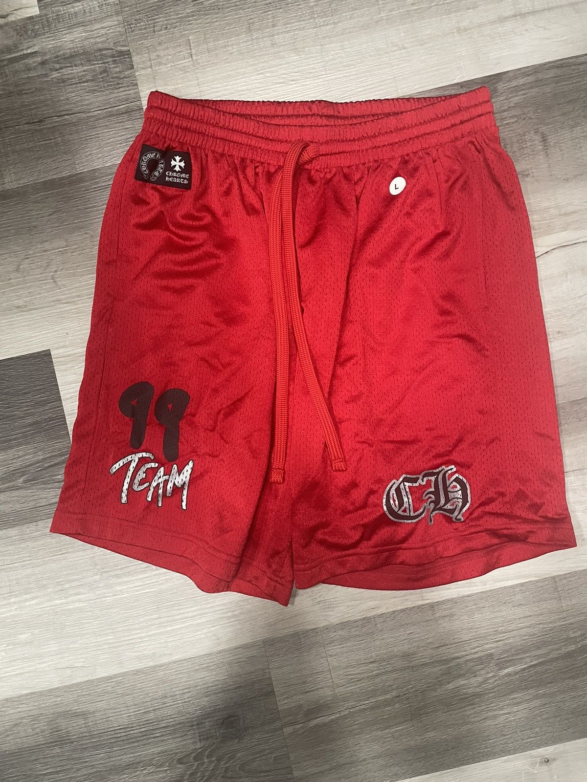 パンツ CHROME HEARTS, Short Pants Red red_82952683-6365-41a2-ab5d-