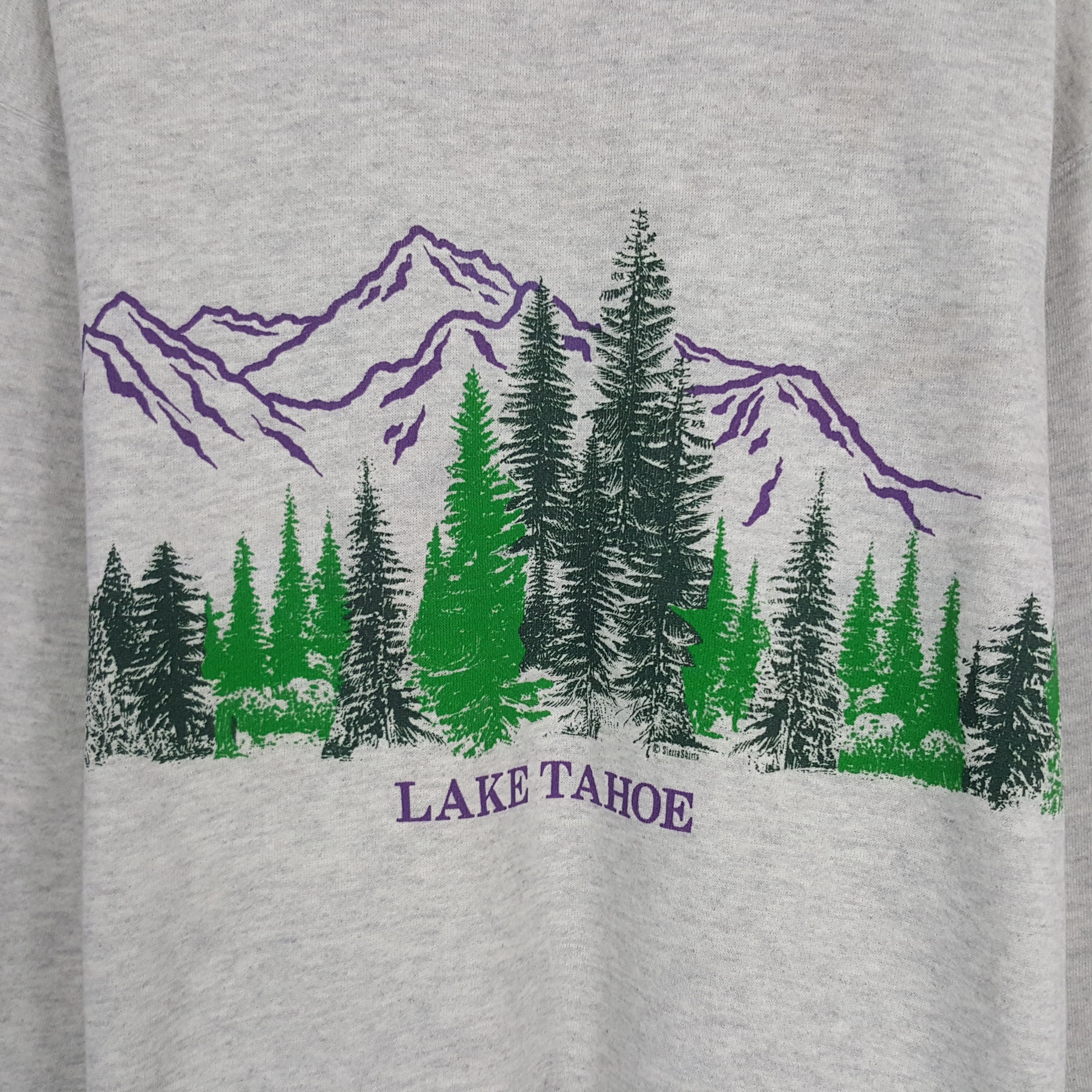 Hanes × Vintage Vintage Lake Tahoe Sweatshirt Size US L / EU 52-54 / 3 - 2 Thumbnail