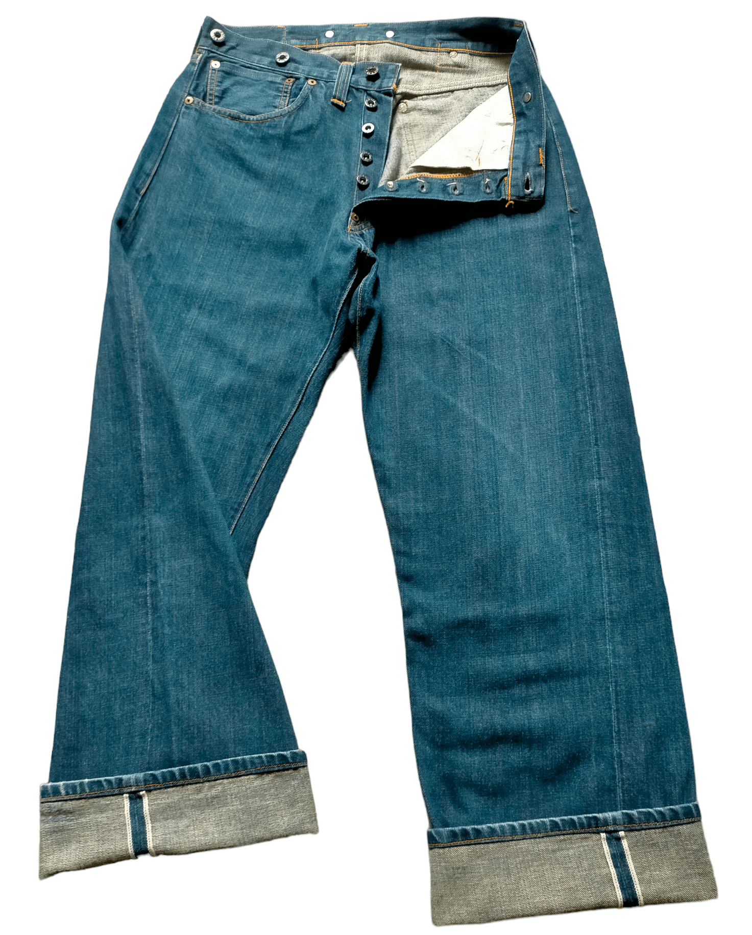 Levi's Vintag Levis 201 inspired 1920s Selvedge denim Size US 30 / EU 46 - 11 Thumbnail