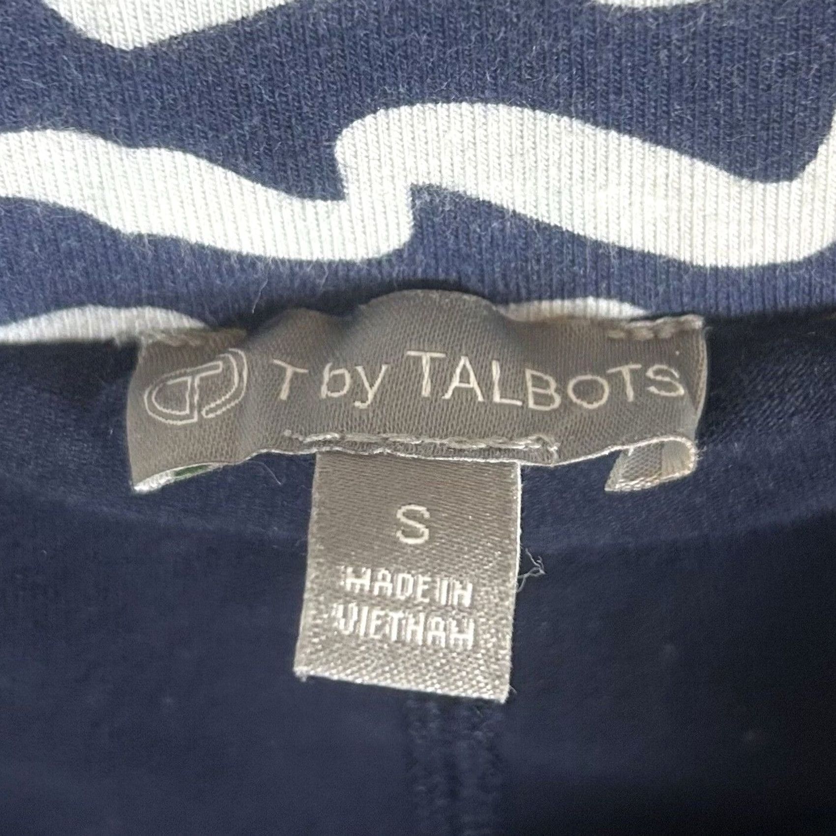 Talbots T By Talbots Womens Athletic Skort Size S Small Blue Geometric Pockets Stretch Drawstring Athletic Sports Tennis Golf Size ONE SIZE - 3 Thumbnail