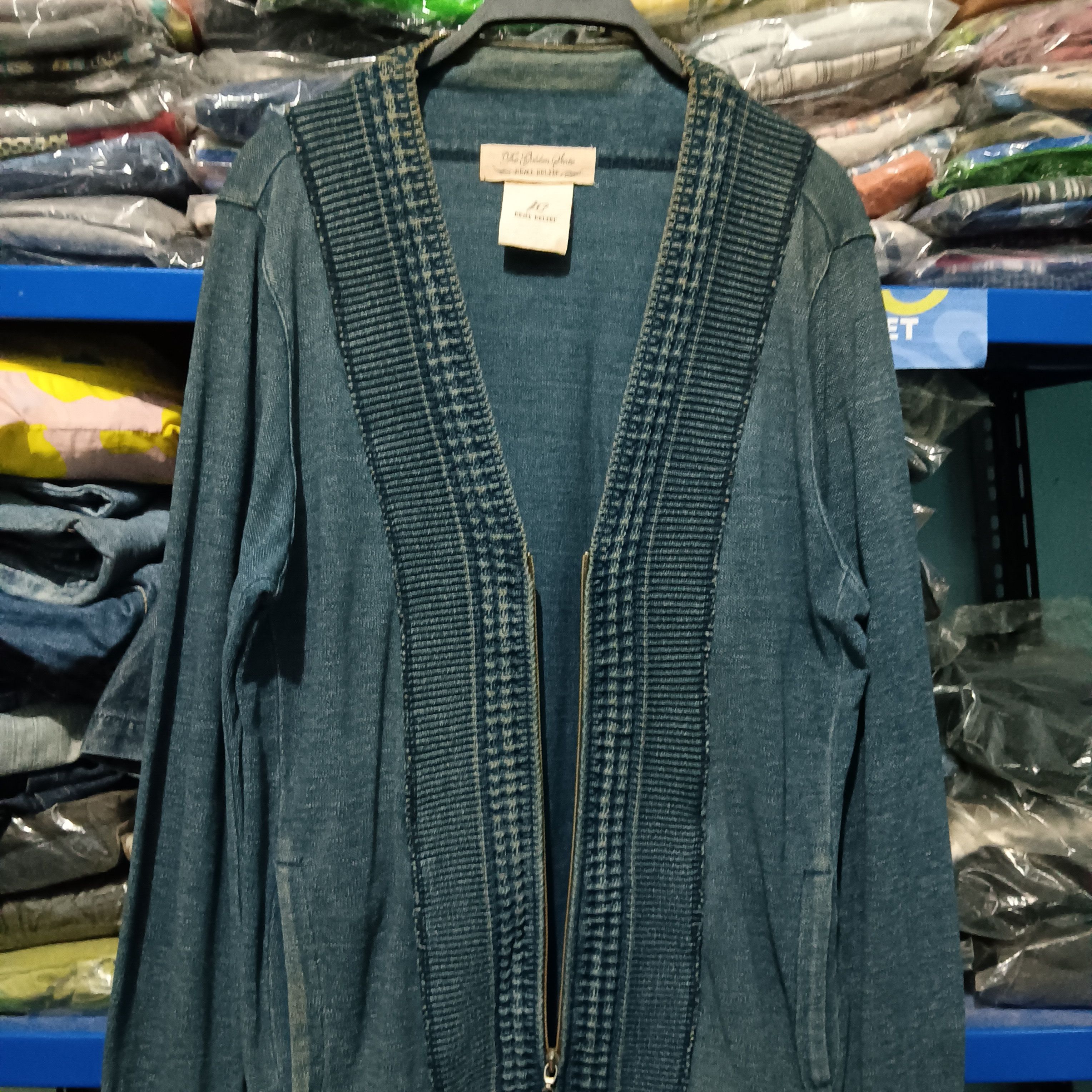 Remi Relief Remi relief denim cardiga Size US L / EU 52-54 / 3 - 4 Thumbnail
