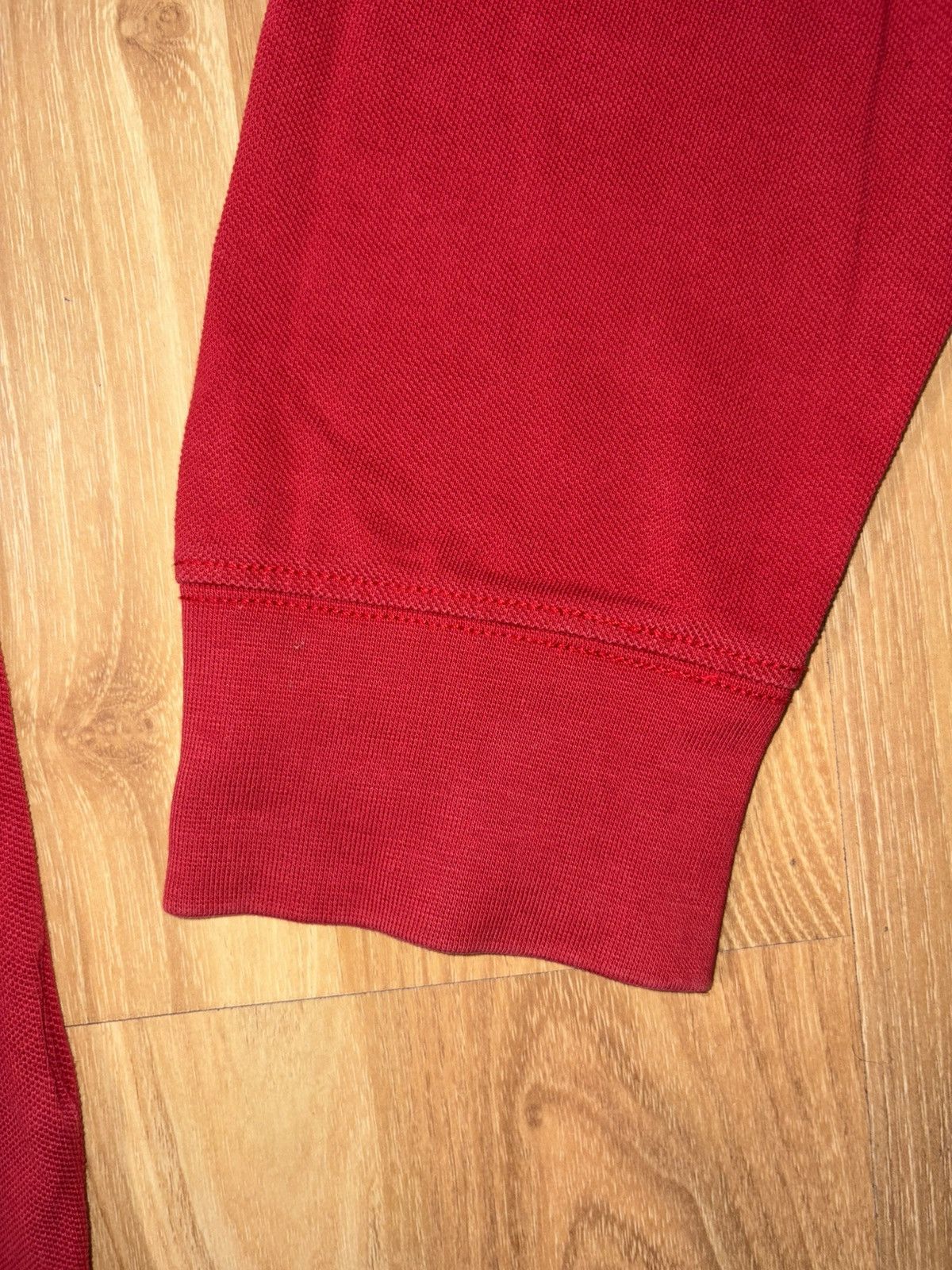 Lee Lee 1889 Heritage Long Sleeve Piqué Polo - Men's XL Deep Red Size US S / EU 44-46 / 1 - 5 Thumbnail