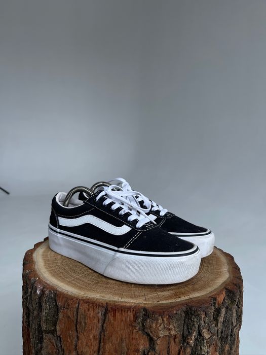 Vintage Vintage Vans Pld Skool Platform Sneakers Grailed