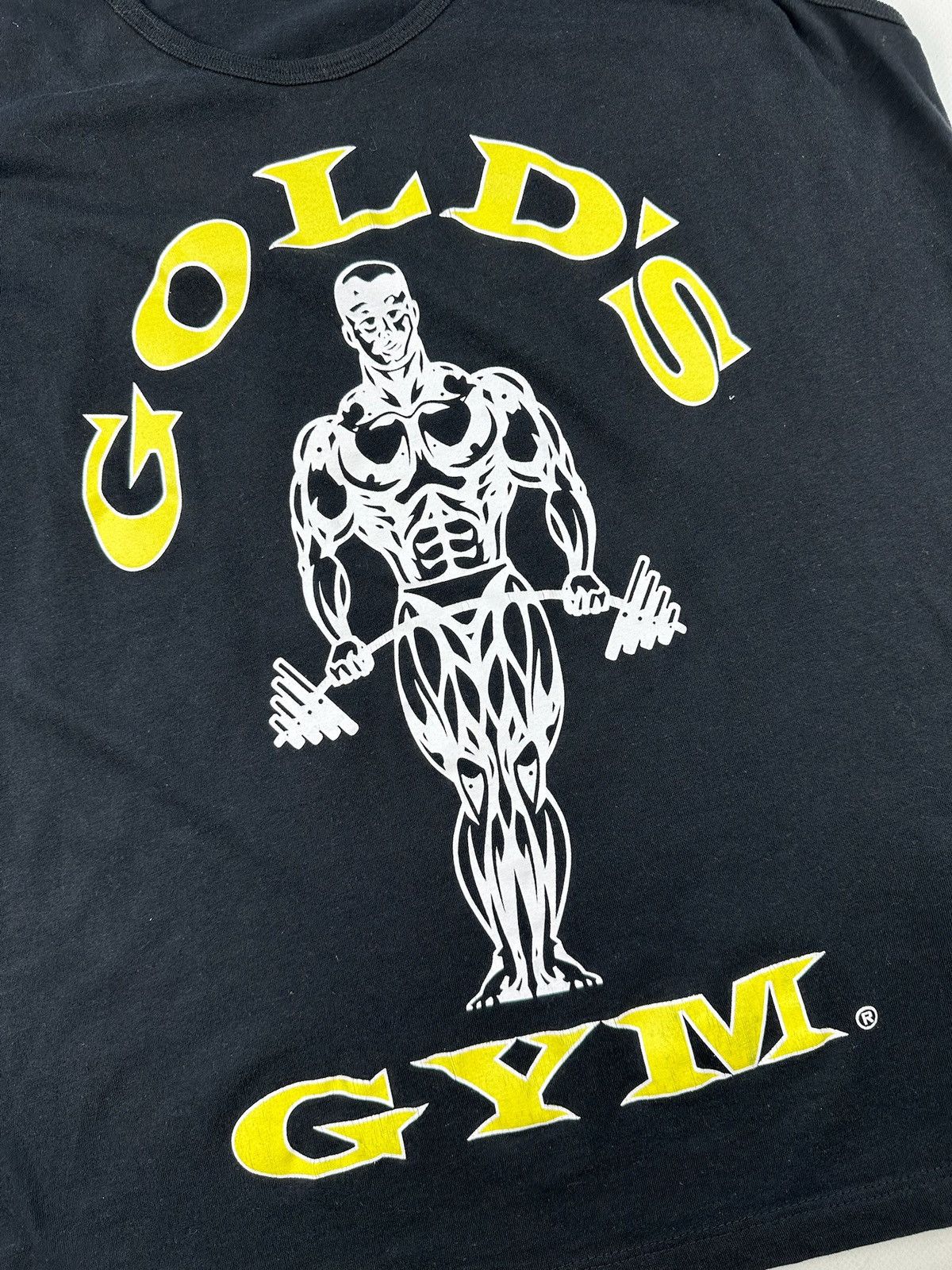 Vintage Golds Gym Shirt Mens Black Tank Top Size US L / EU 52-54 / 3 - 4 Thumbnail