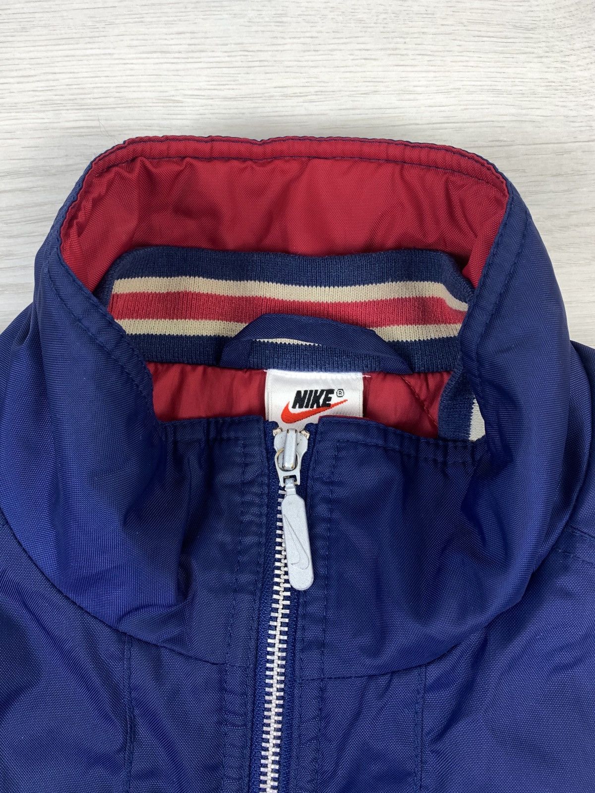 Vintage Vintage 90s Nike Embroidered Big Logo Swoosh Jacket Size US M / EU 48-50 / 2 - 3 Thumbnail