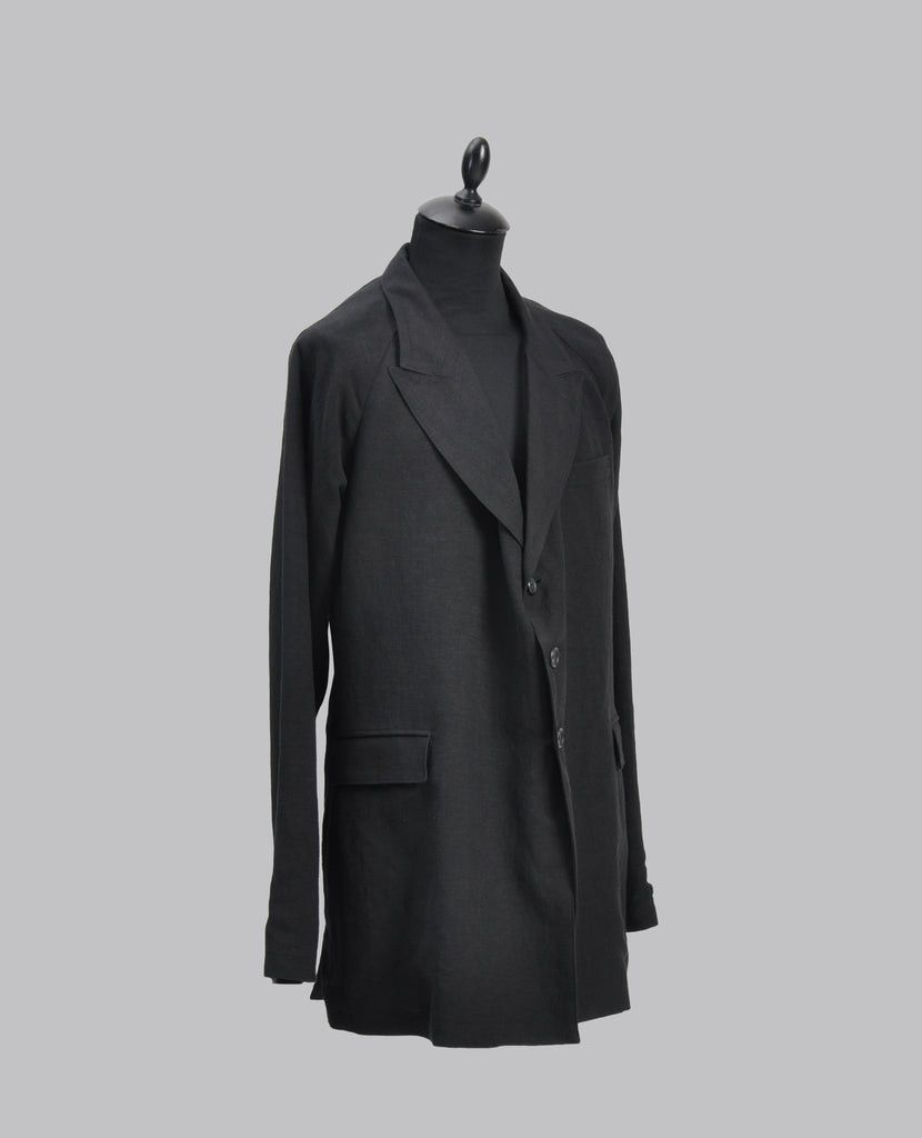 Yohji Yamamoto Yohji Yamamoto Pour Homme 24SS - LINEN DOUBLE FRONT JACKET Size US M / EU 48-50 / 2 - 6 Thumbnail