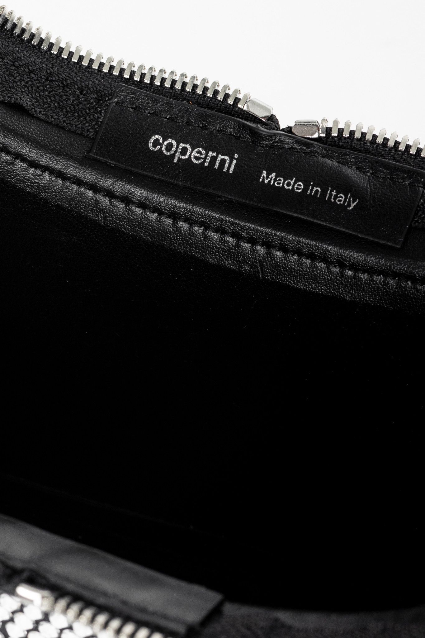 Coperni Coperni Baguette Swipe Black Crystal Structured Handbag Size ONE SIZE - 12 Thumbnail