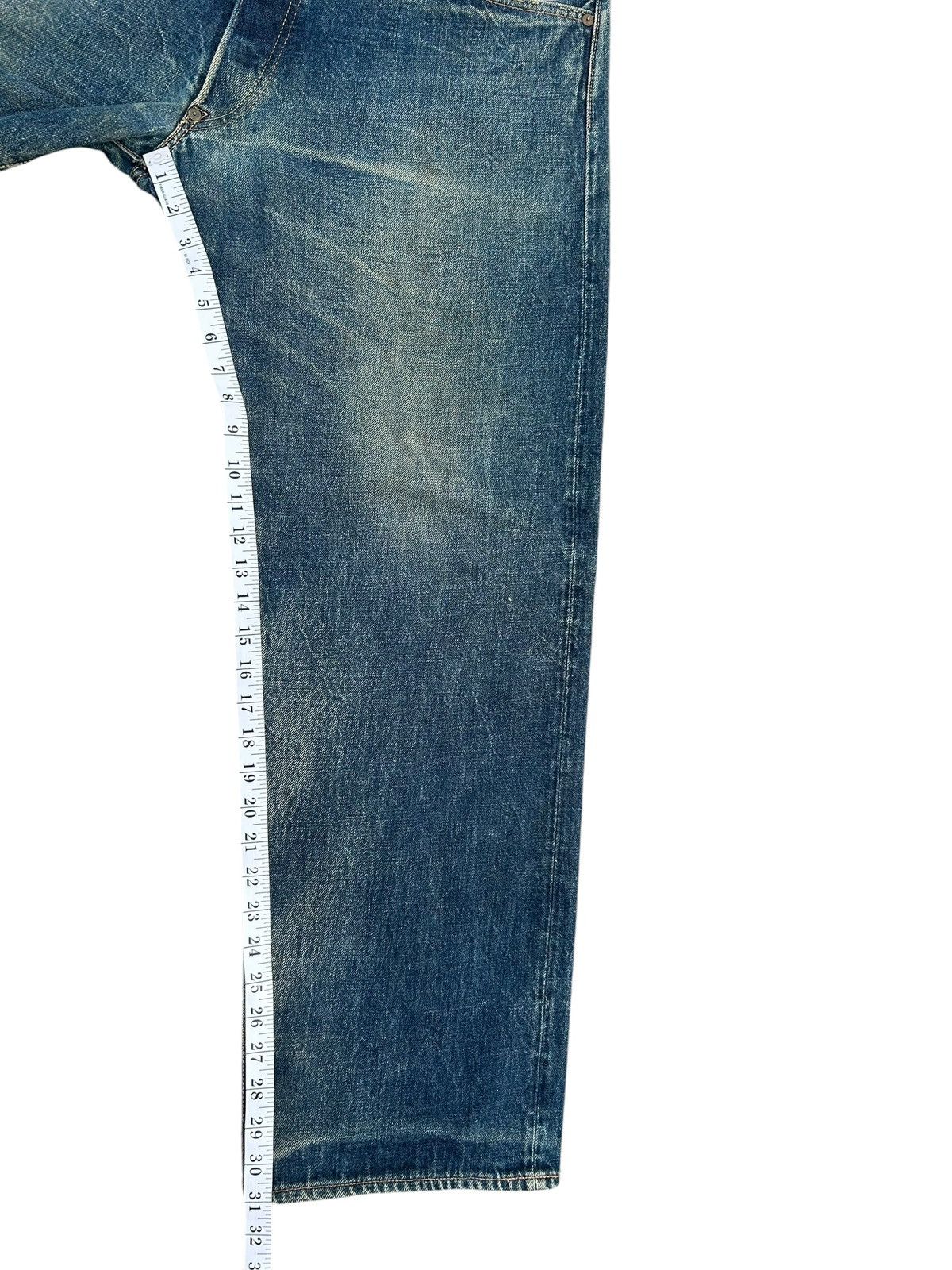 Evisu Vintage Evisu Daicock Selvedge Distressed Denim Jeans Size US 39 - 22 Thumbnail