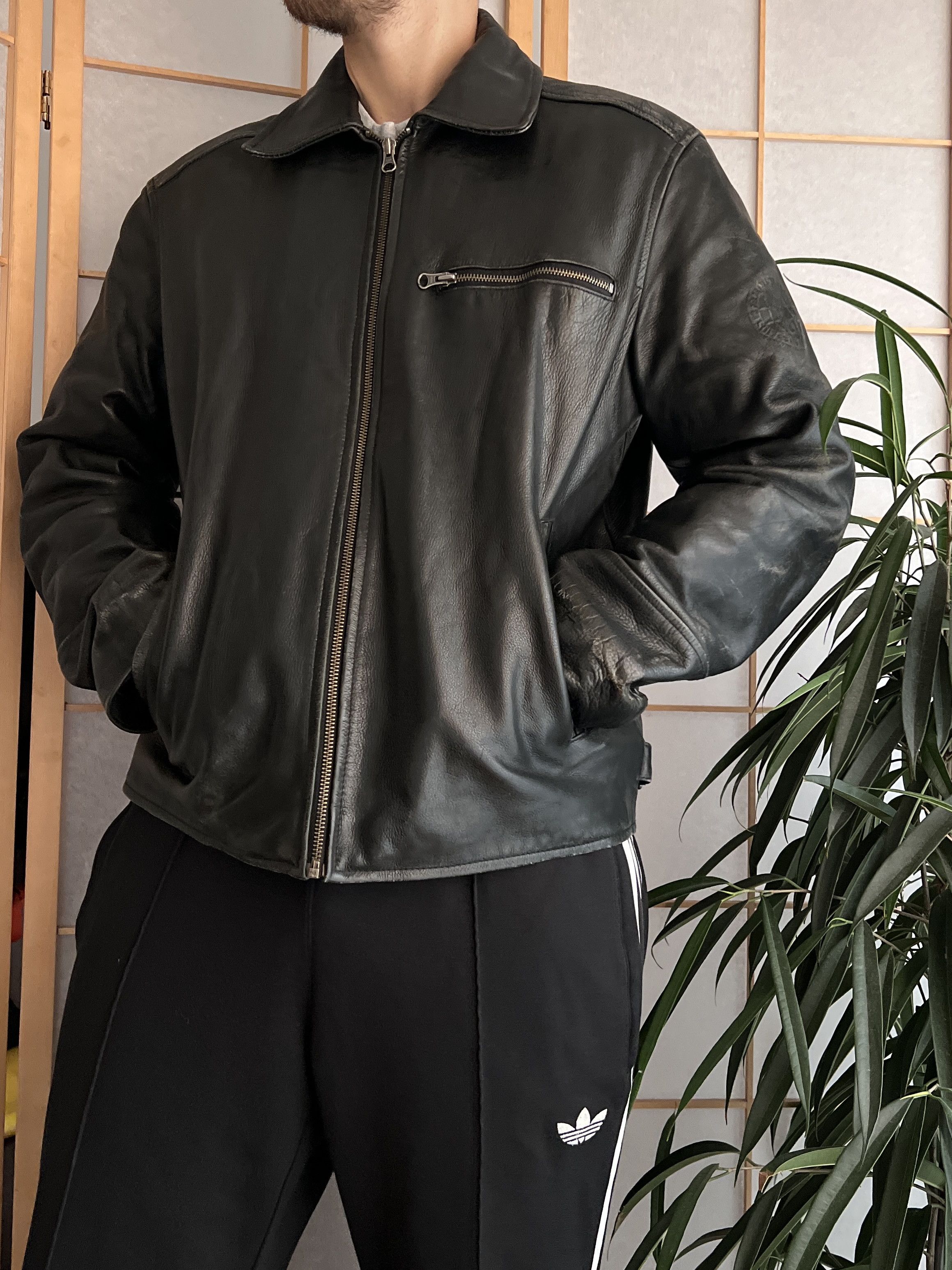 Genuine Leather 14th Addiction Yohji Yamamoto style leather jacket LGB Boxy Size US S / EU 44-46 / 1 - 10 Thumbnail