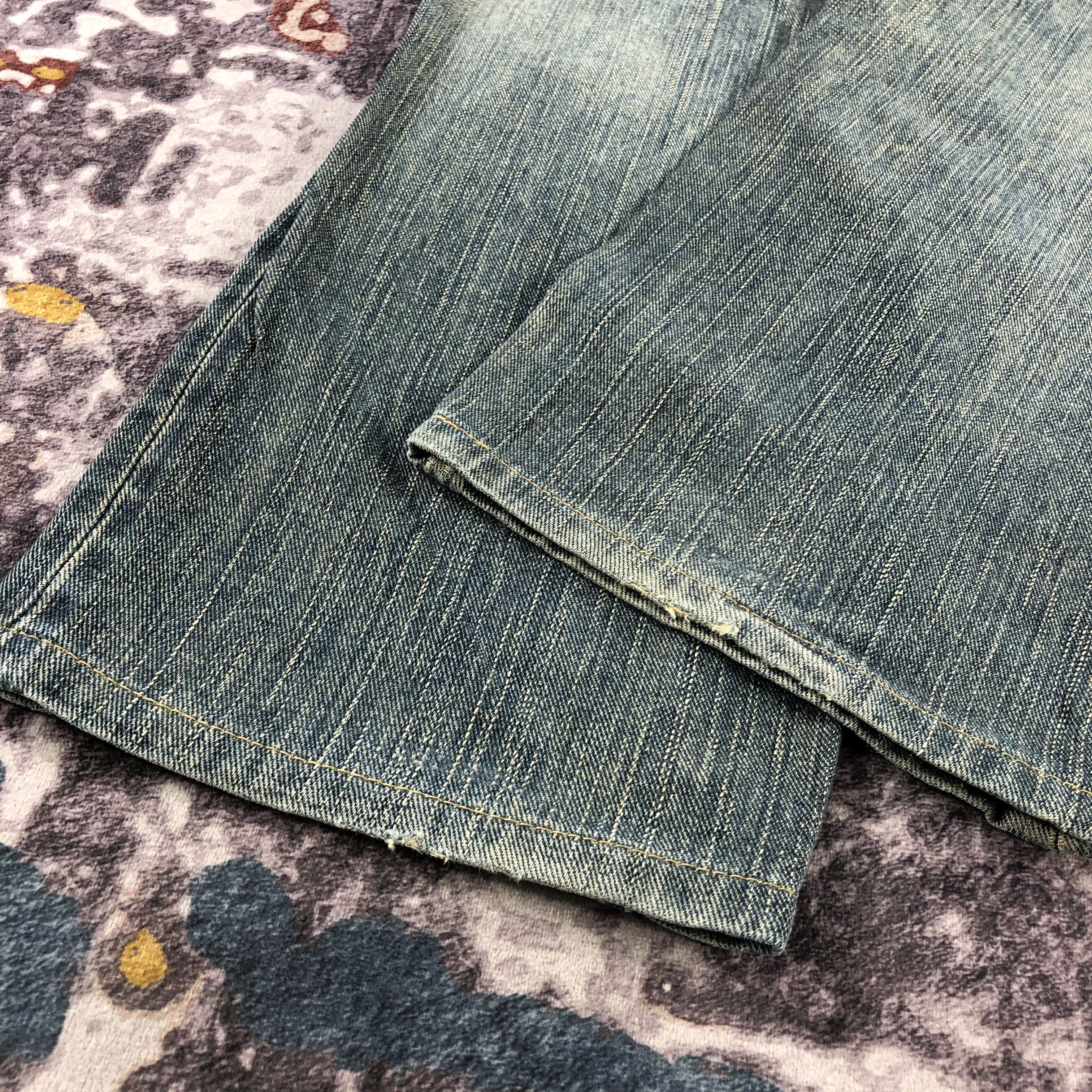 Lee × Vintage Vintage Faded Black Lee Jeans-JM2765 Size US 33 - 4 Thumbnail