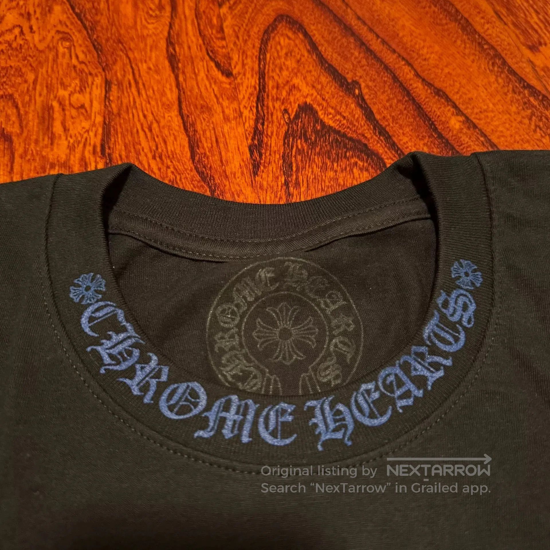 Chrome Hearts chrome hearts black blue letter print tee. Size US L / EU 52-54 / 3 - 4 Thumbnail