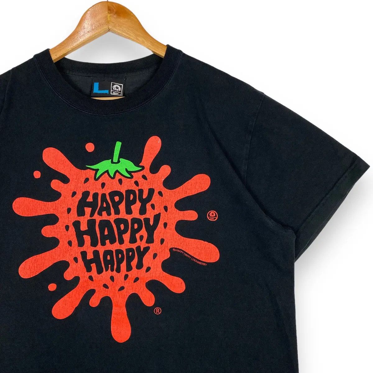 Hysteric Glamour MAGICAL MOSH MISFITS HAPPY HAPPY STRAWBERRY GRAPHIC TEE Size US L / EU 52-54 / 3 - 2 Thumbnail