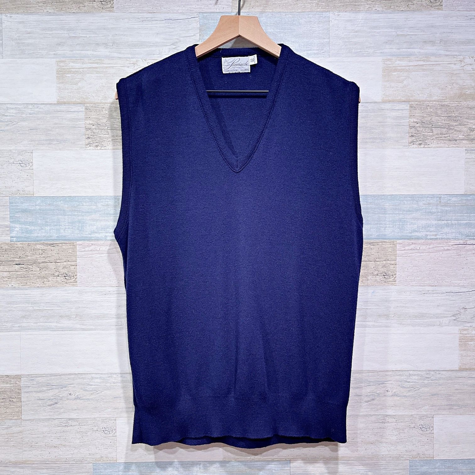 Vintage Pinnacle Vintage Orlon Acrylic Sweater Vest Mens Big 1X Size US XL / EU 56 / 4 - 1 Thumbnail