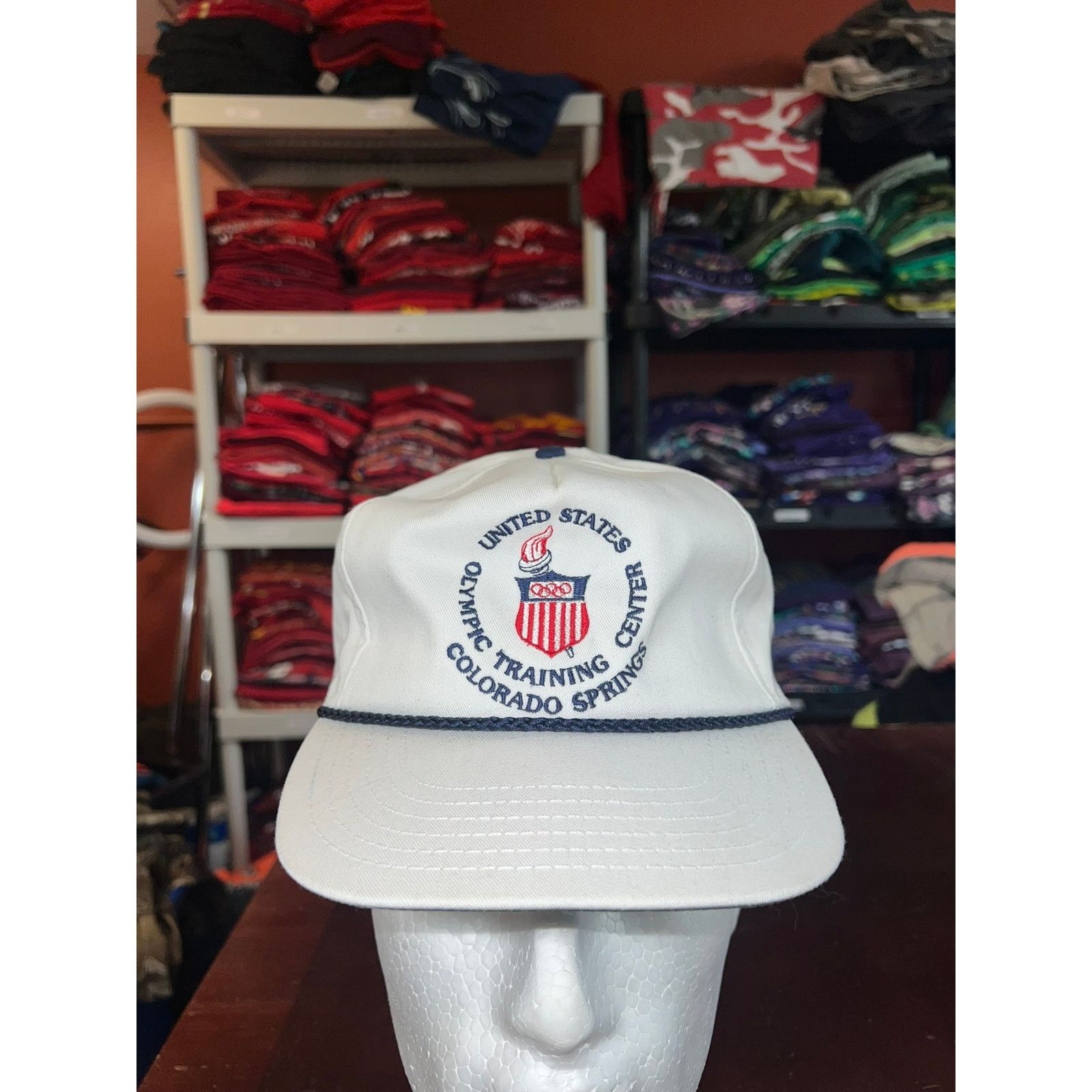 Vintage Vintage US Olympics Hat Roper Olympic Training Center VTG Size ONE SIZE - 1 Thumbnail