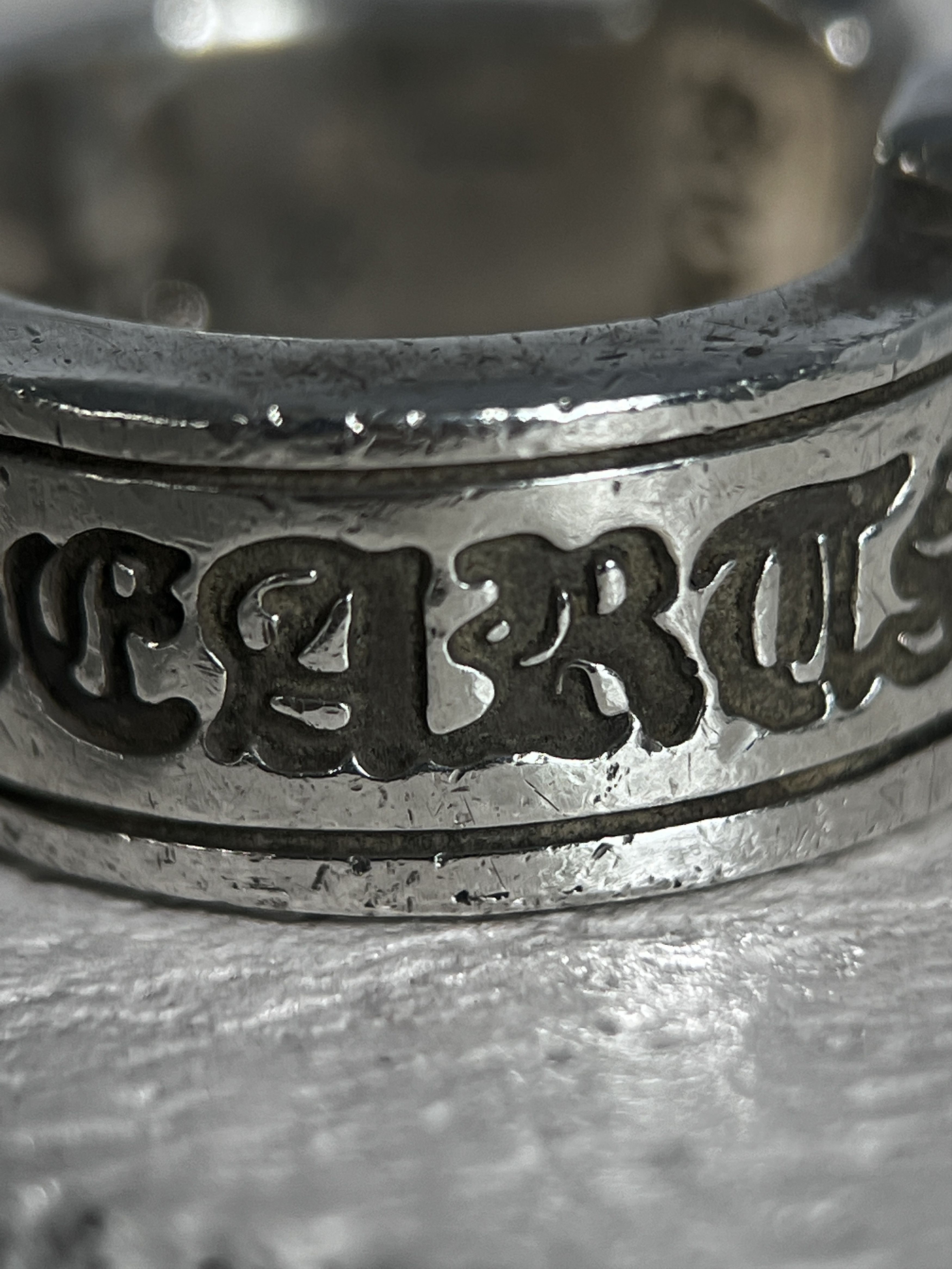 Chrome Hearts Chrome Hearts Scroll Band Ring 925 Sterling Silver Size 7.5 Size ONE SIZE - 7 Thumbnail