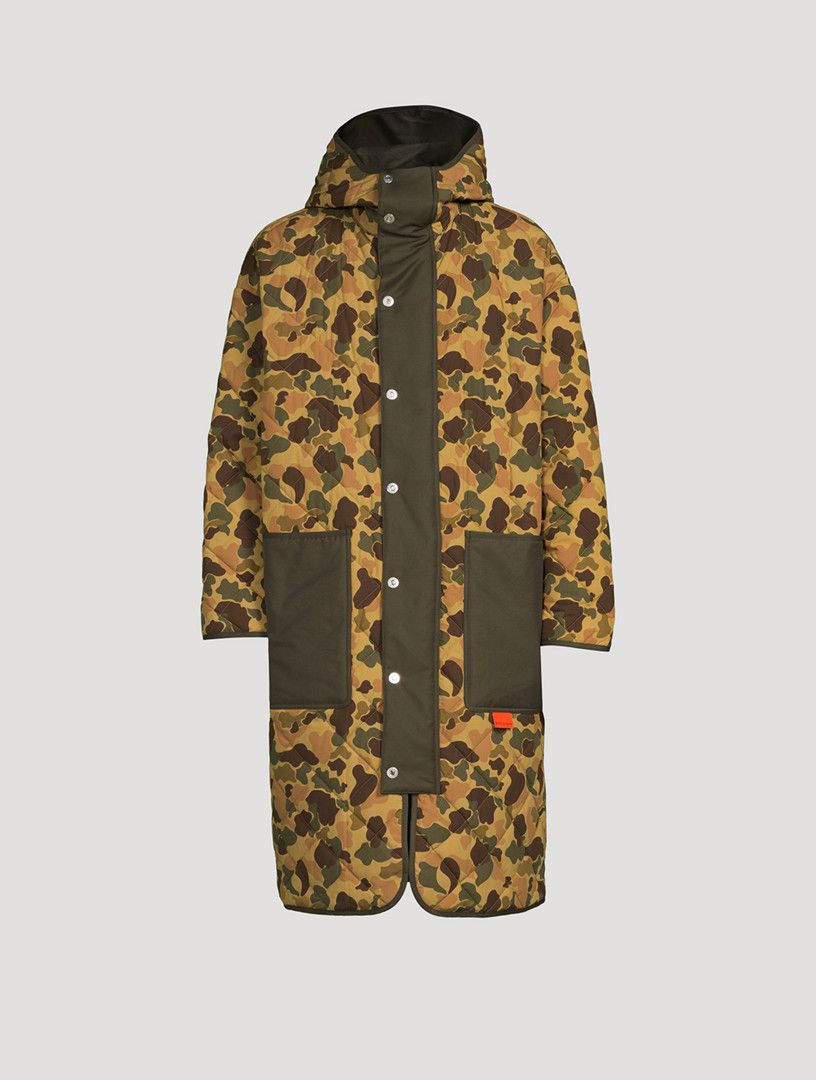 o1y0325 Shell Hooded Jacket in Military Orange