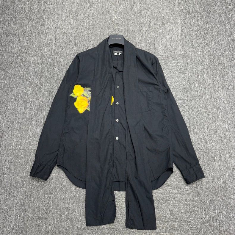 Comme des Garcons Comme Des Garcons Floral print shirt Size US S / EU 44-46 / 1 - 1 Thumbnail
