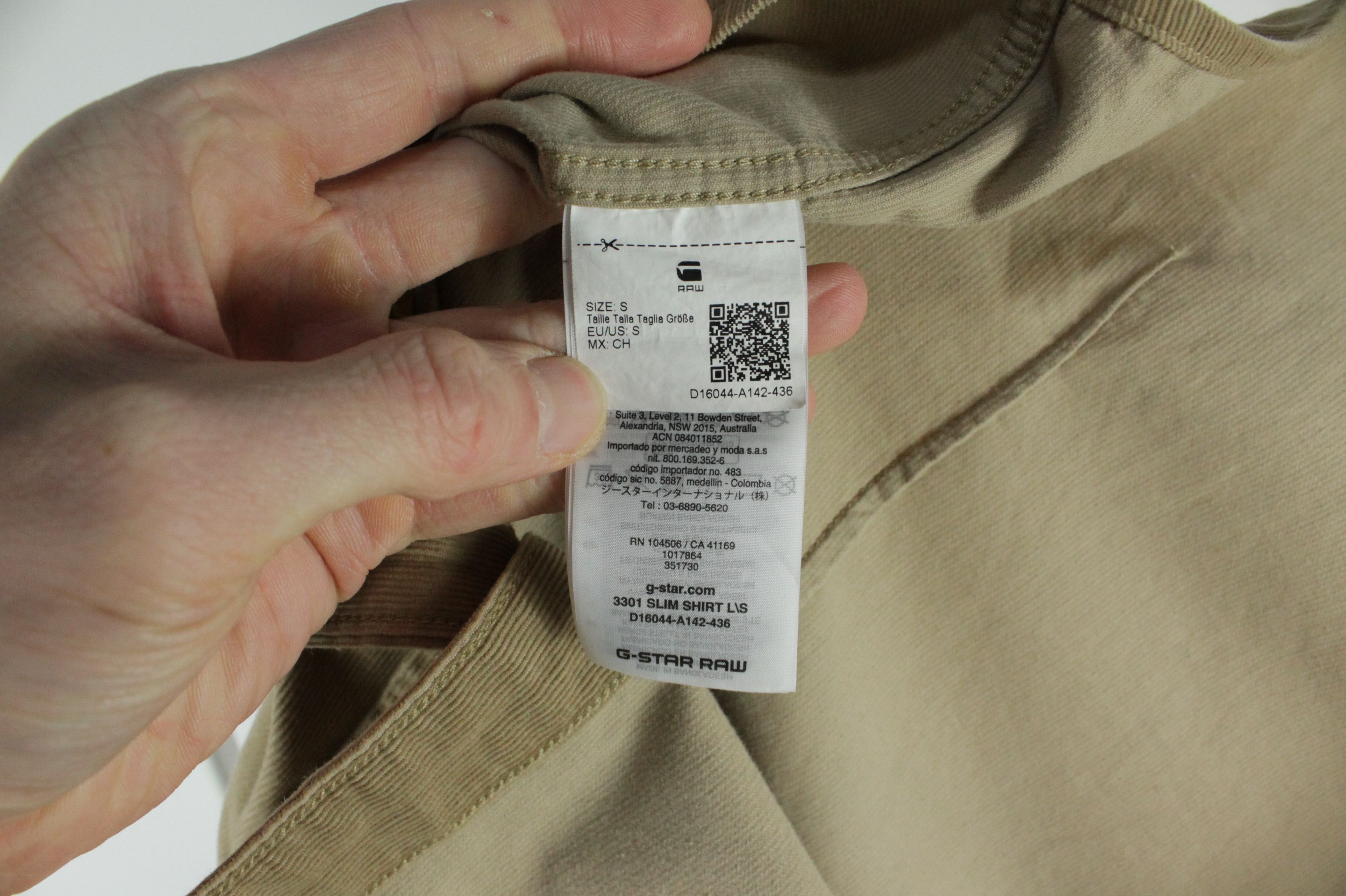 G-Star G-Star Raw 3301 Slim Fit Western Corduroy Shirt Size US S / EU 44-46 / 1 - 11 Thumbnail