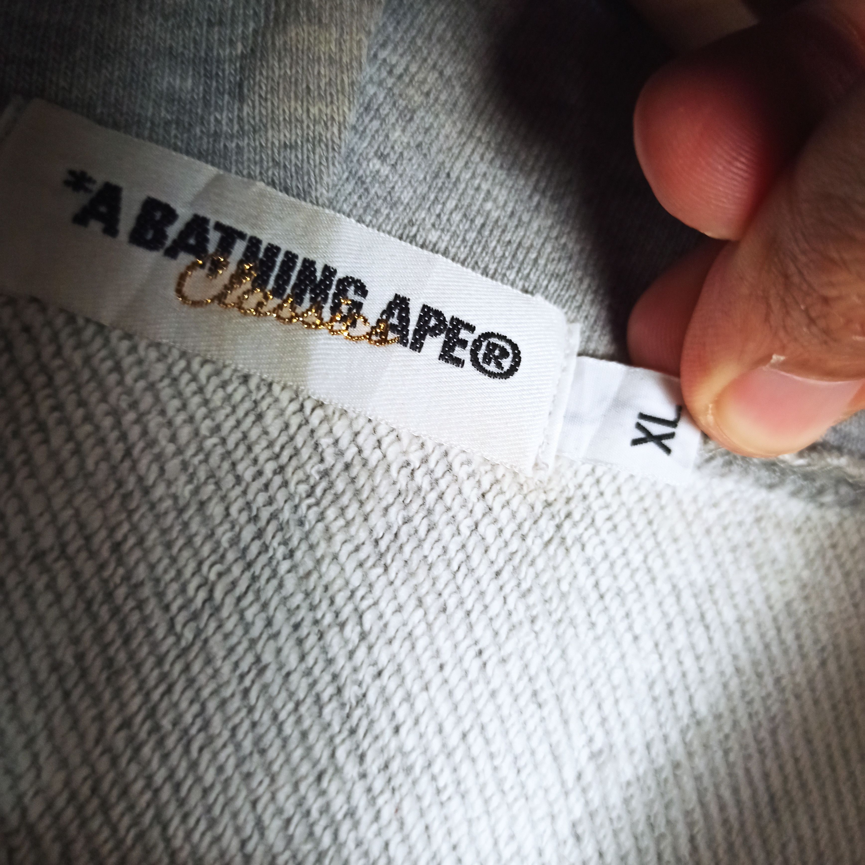 Bape BAPE Milo All-Star Full Zip Hoodie Gray X Gold A Bathing Ape Size US XL / EU 56 / 4 - 15 Thumbnail