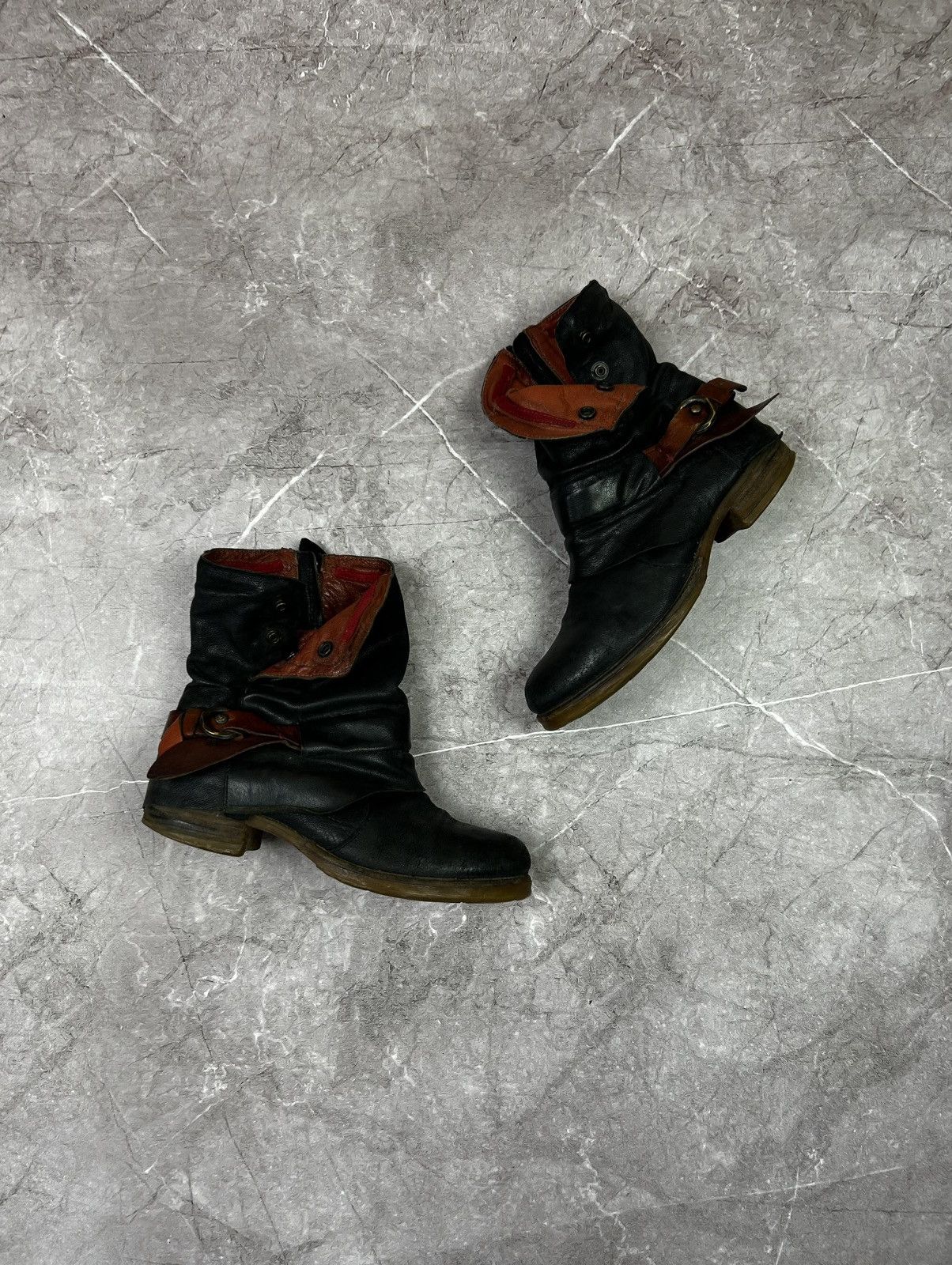 A.S.98 RARE AS 98 Airstep Vintage Ankle Straps Boots Guidi Vibe Size US 9 / IT 39 - 5 Thumbnail