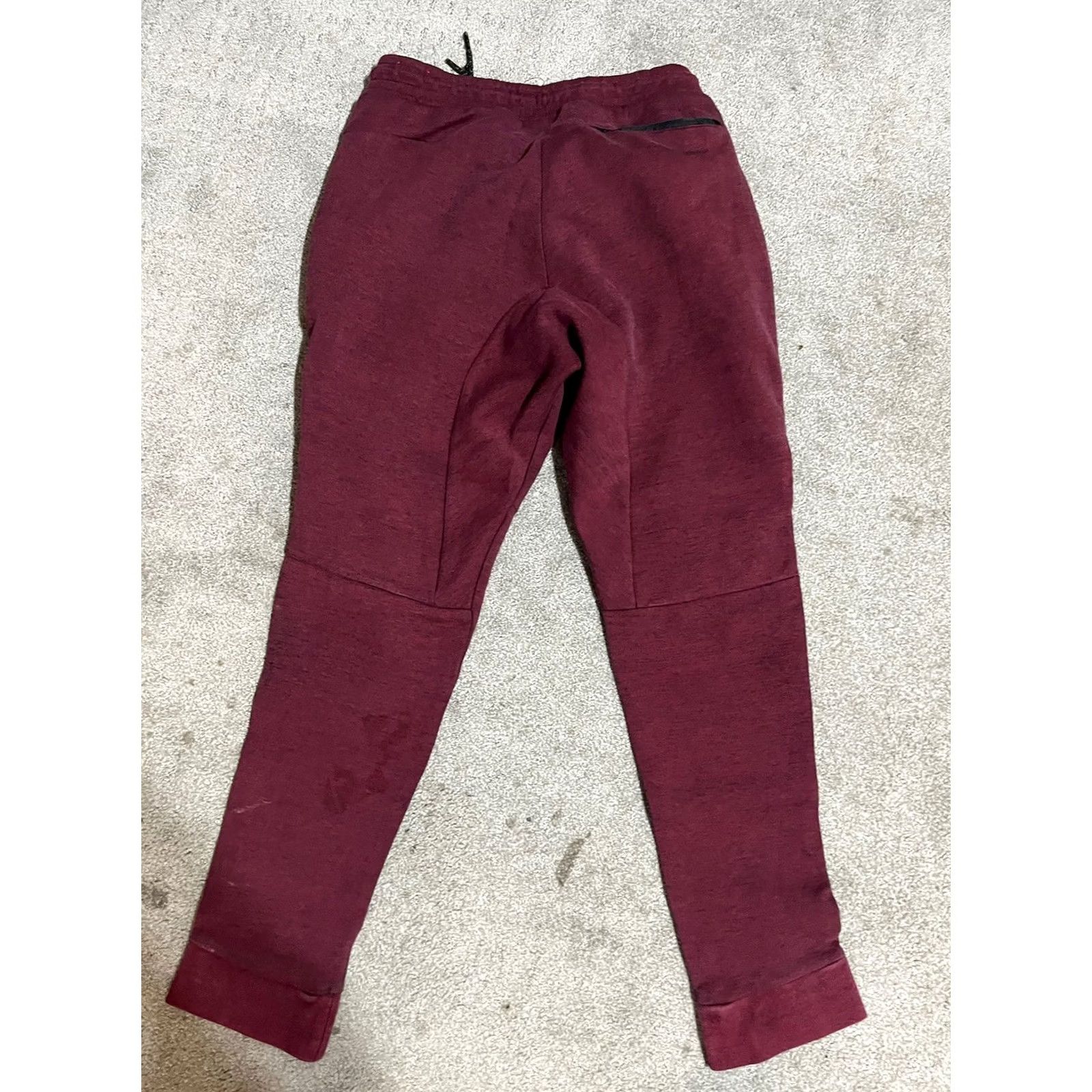 Nike Nike Jogger Mens M Red Men Drawstring Stretch Waist Tech Size US 31 - 3 Thumbnail