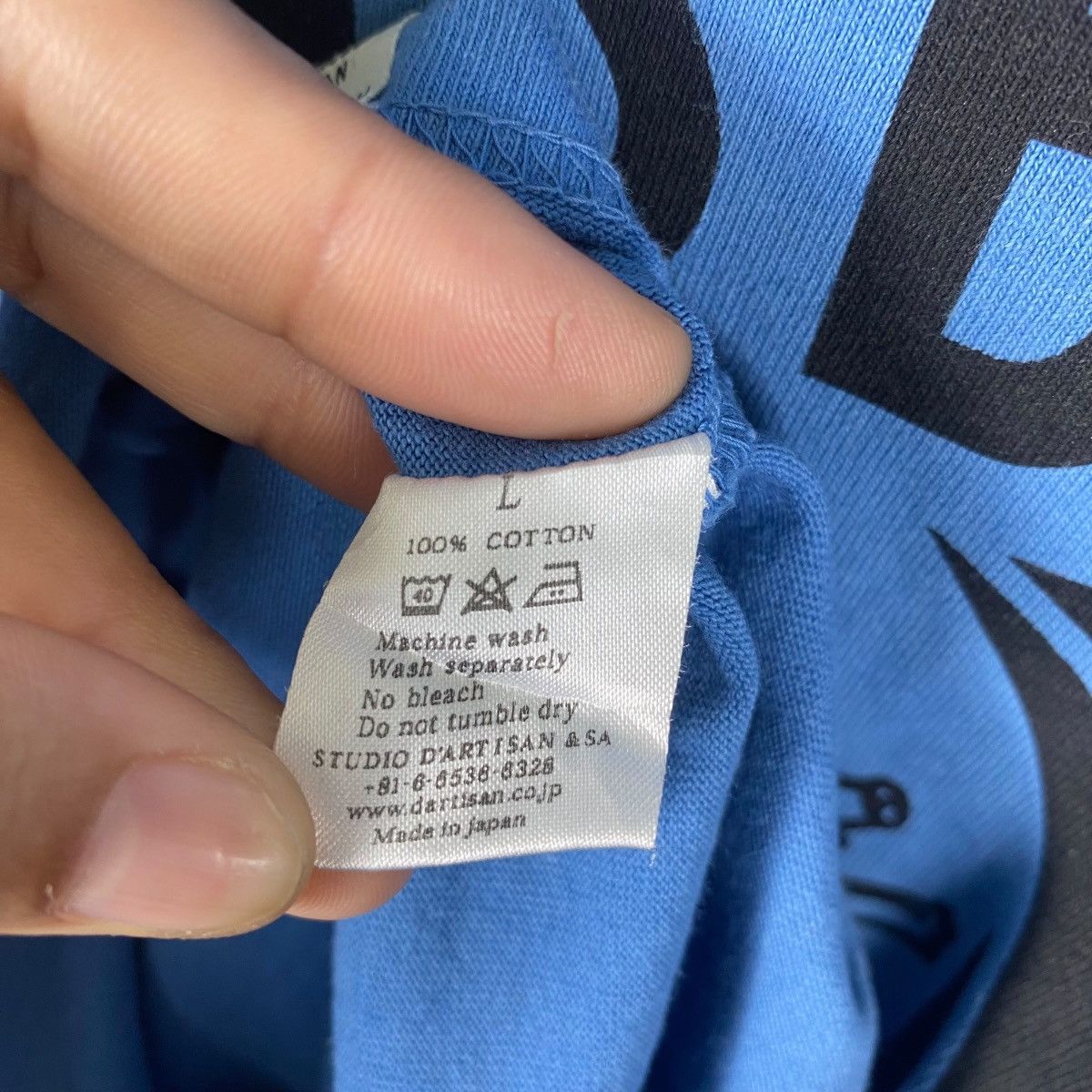 Studio D'Artisan Japanese Brand STUDIO D'ARTISAN Jeans Bond Graphic Tee Shirt Size US L / EU 52-54 / 3 - 10 Thumbnail