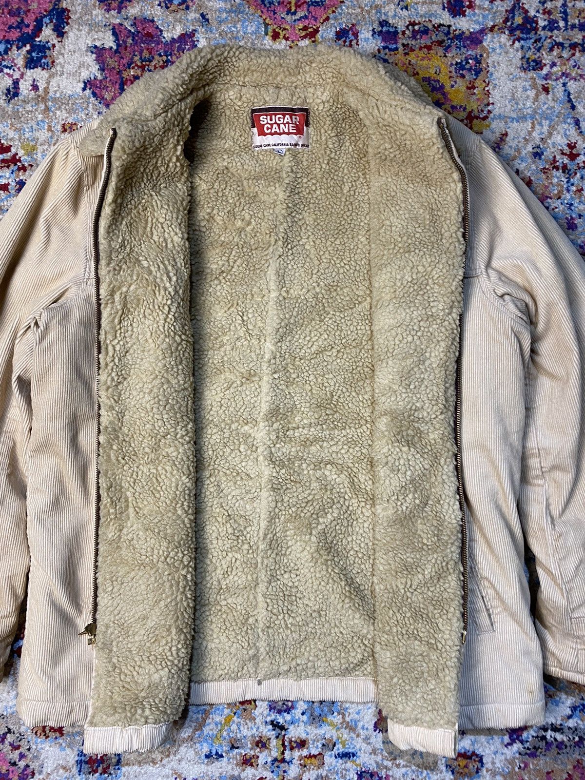 Sugar Cane × Vintage VTG SUGARCANE CALIFORNIA FLEECE LINE CORDUROY JACKET Size US L / EU 52-54 / 3 - 4 Thumbnail