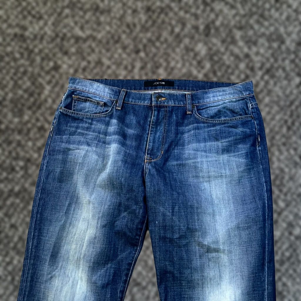 Vintage Joe's Jeans The Rebel Straight Leg Jeans Men 40x34 Blue Denim Jeans Regular Distressed 5-Pocket Denim Wash Dark Comfort Stretch N/A Size US 40 / EU 56 - 1 Thumbnail