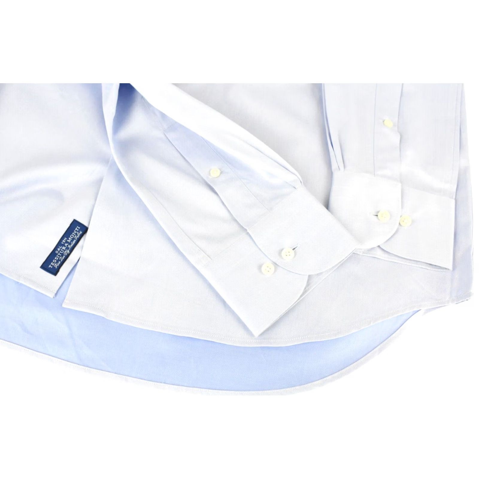 Suitsupply SUITSUPPLY Formal Shirt Blue Mens 45 / 17 3/4 Cotton Two Ply Spread Collar Size 48R - 5 Thumbnail