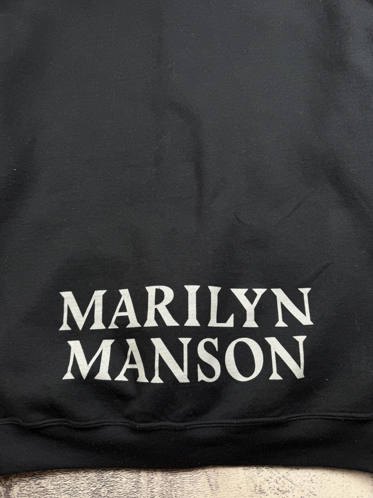Marilyn Manson Marilyn Manson Vintage Black Men’s Cotton Large Band Hip Hop Zip Hoodie Pullover Size US L / EU 52-54 / 3 - 12 Thumbnail