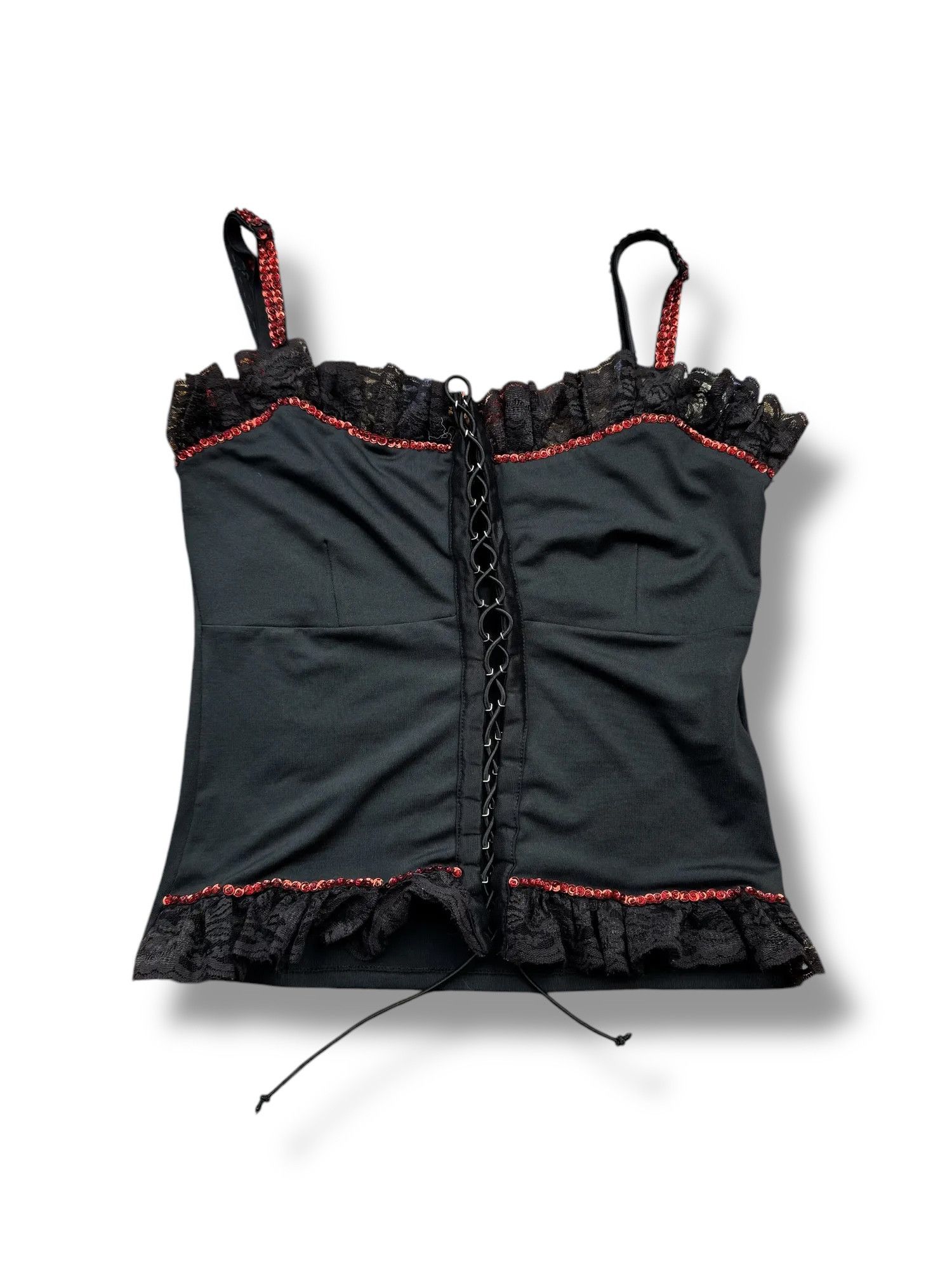 Vintage Y2K Tank With Bondage(V274) Size XS / US 0-2 / IT 36-38 - 1 Thumbnail