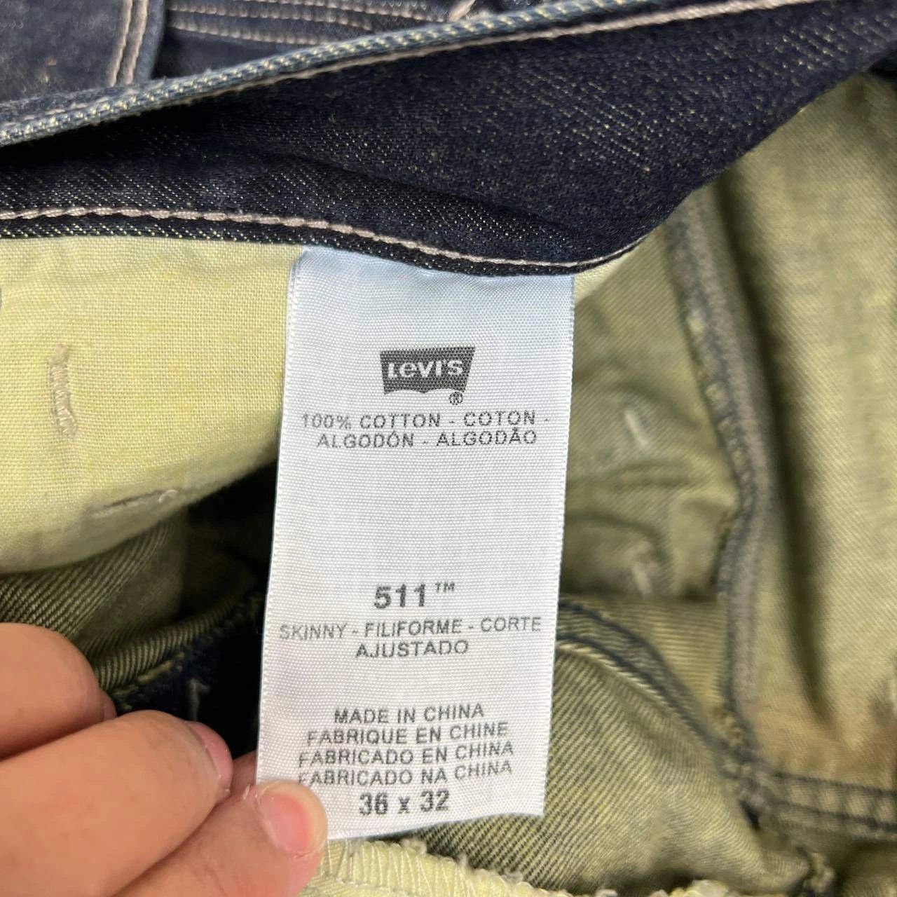 Levi's Levi's 511 Jeans Men 36x32 Skinny Denim Pants Outdoor Cotton Size US 36 / EU 52 - 3 Thumbnail